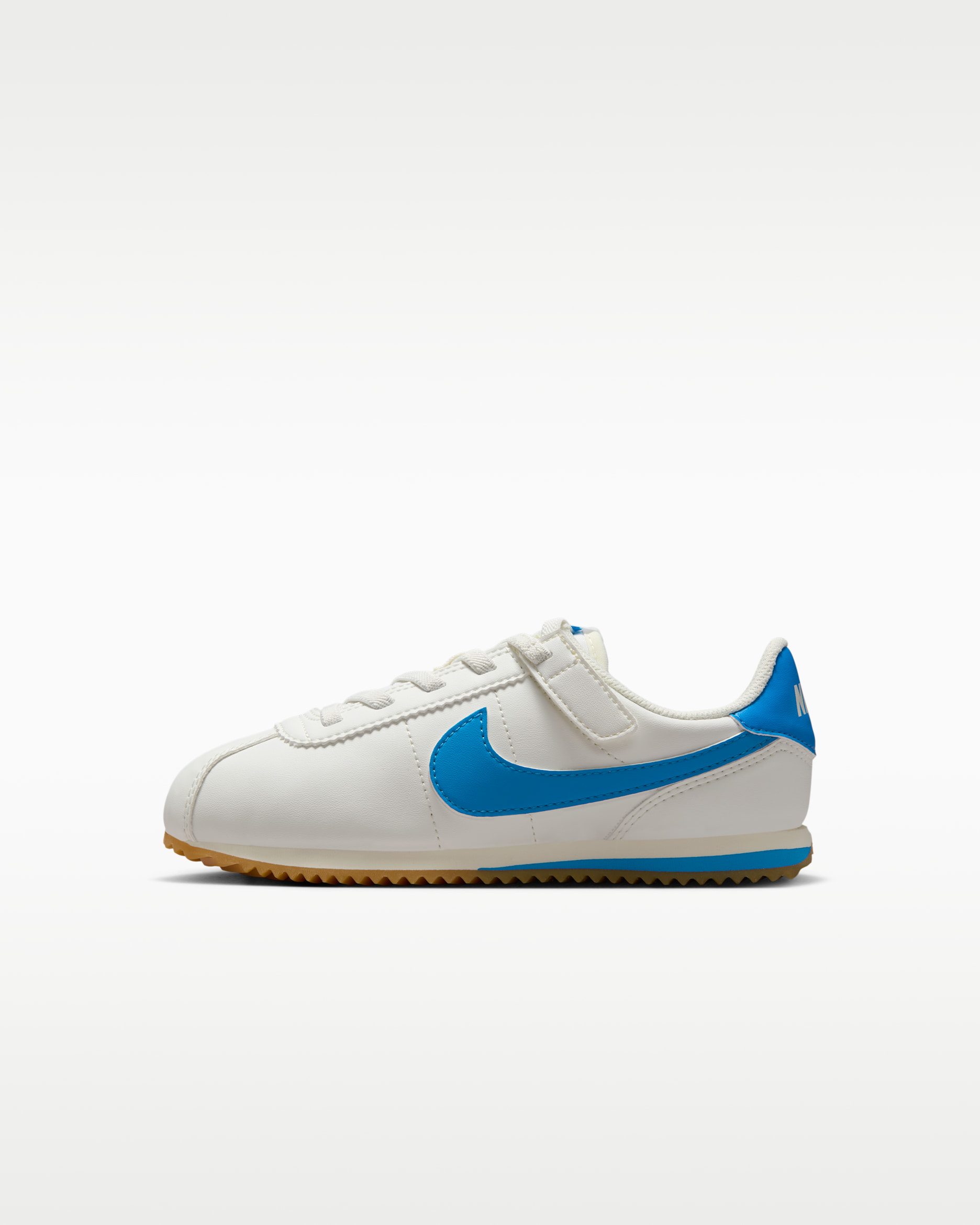 Nike Cortez EasyOn Little Kids' Shoes - Sail/Gum Yellow/Light Photo Blue