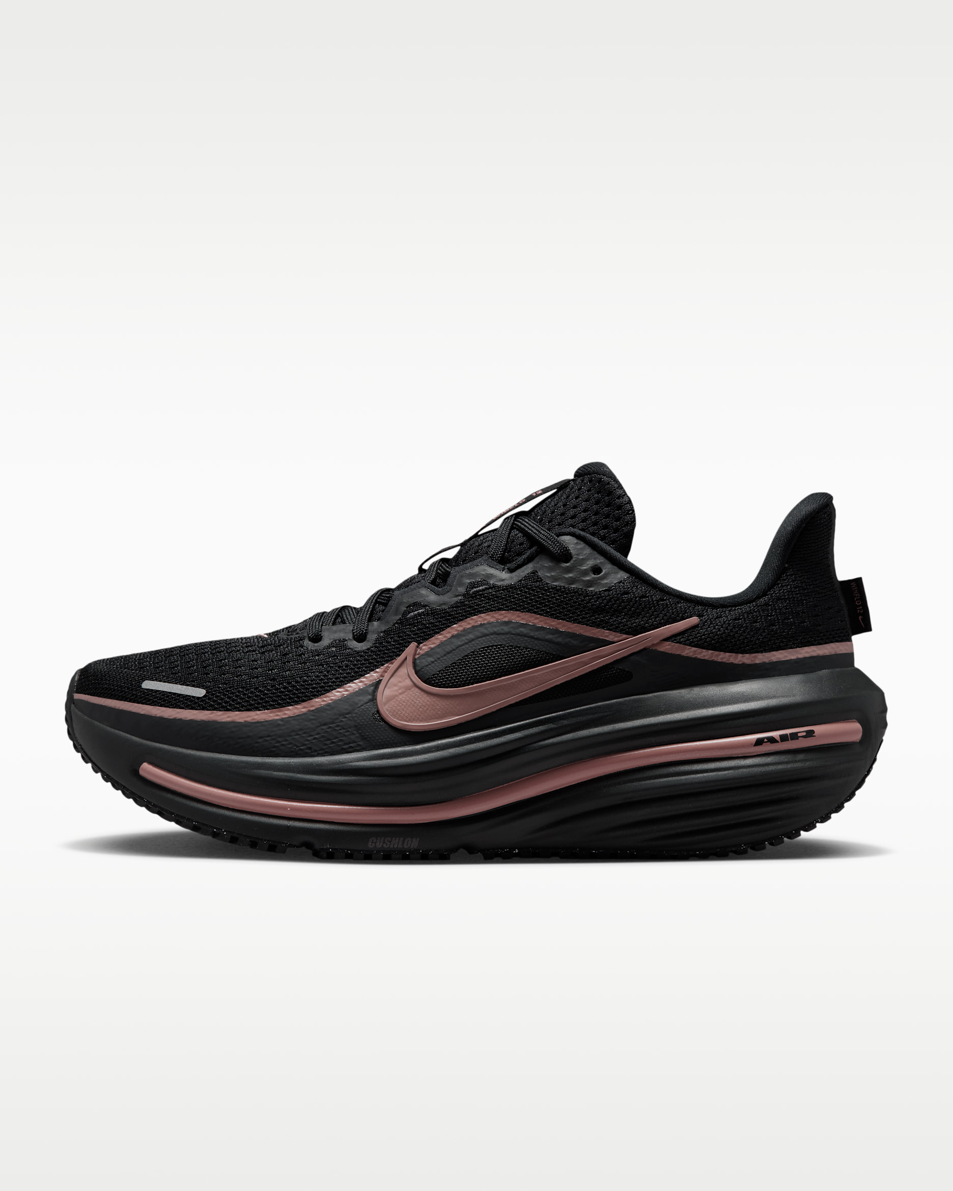 Nike Winflo 12 Women's Road Running Shoes - Black/Off-Noir/Rose Gold/Metallic Rose Gold