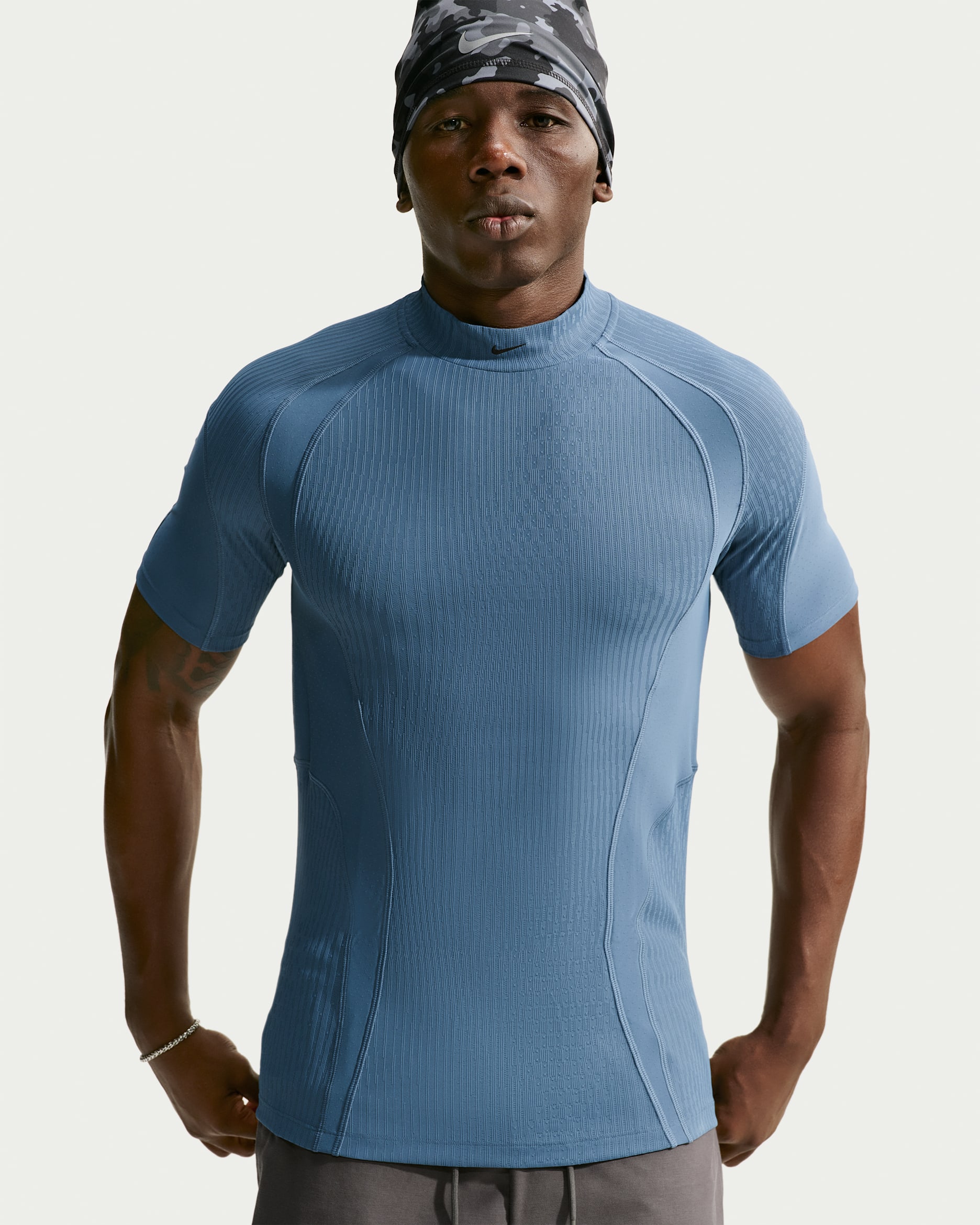 Nike Tech Men's Dri-FIT ADV Short-Sleeve Top - New Slate/Black