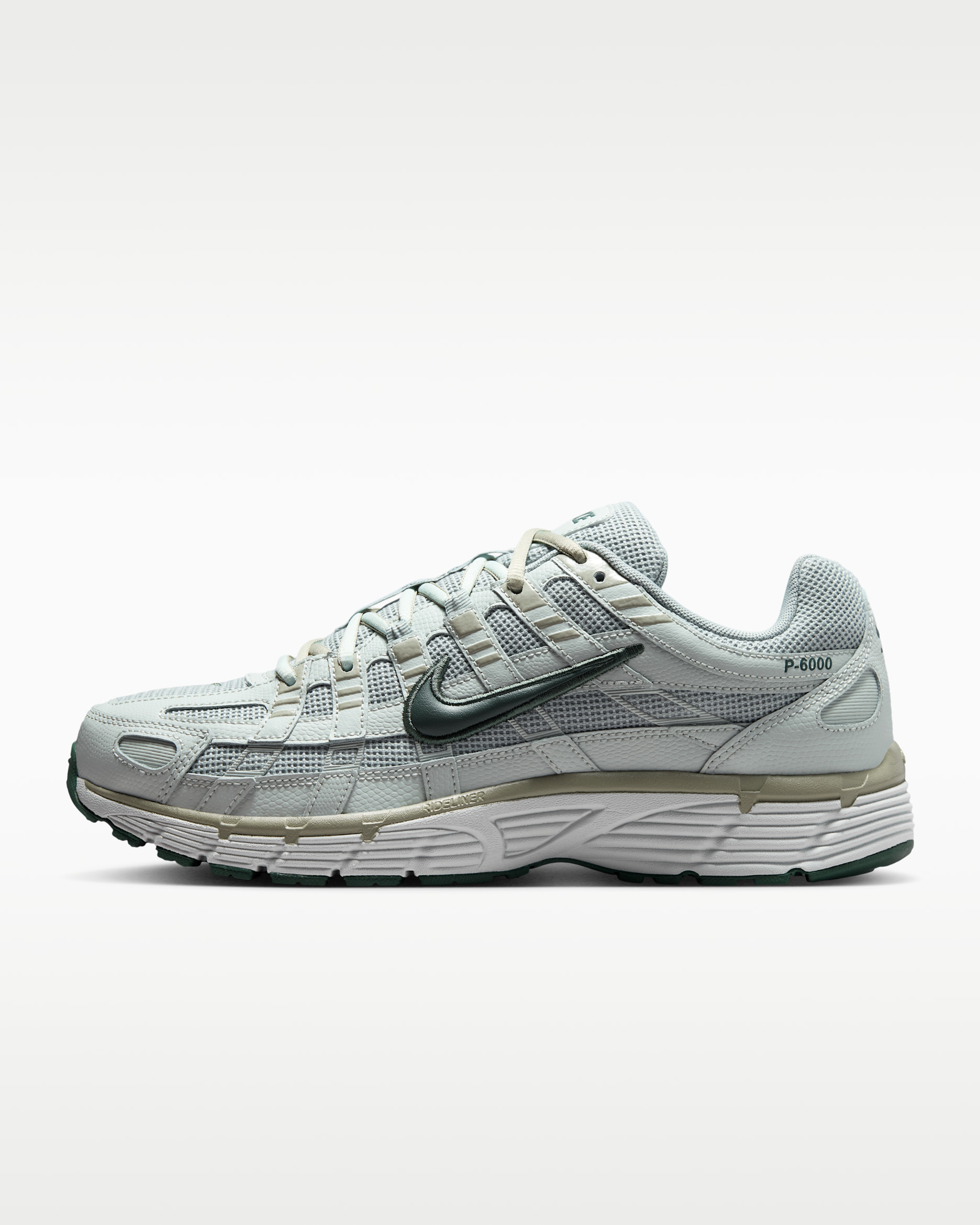 Nike P-6000 Men's Shoes - Light Pumice/Light Silver/Spruce Fog/Camo Green