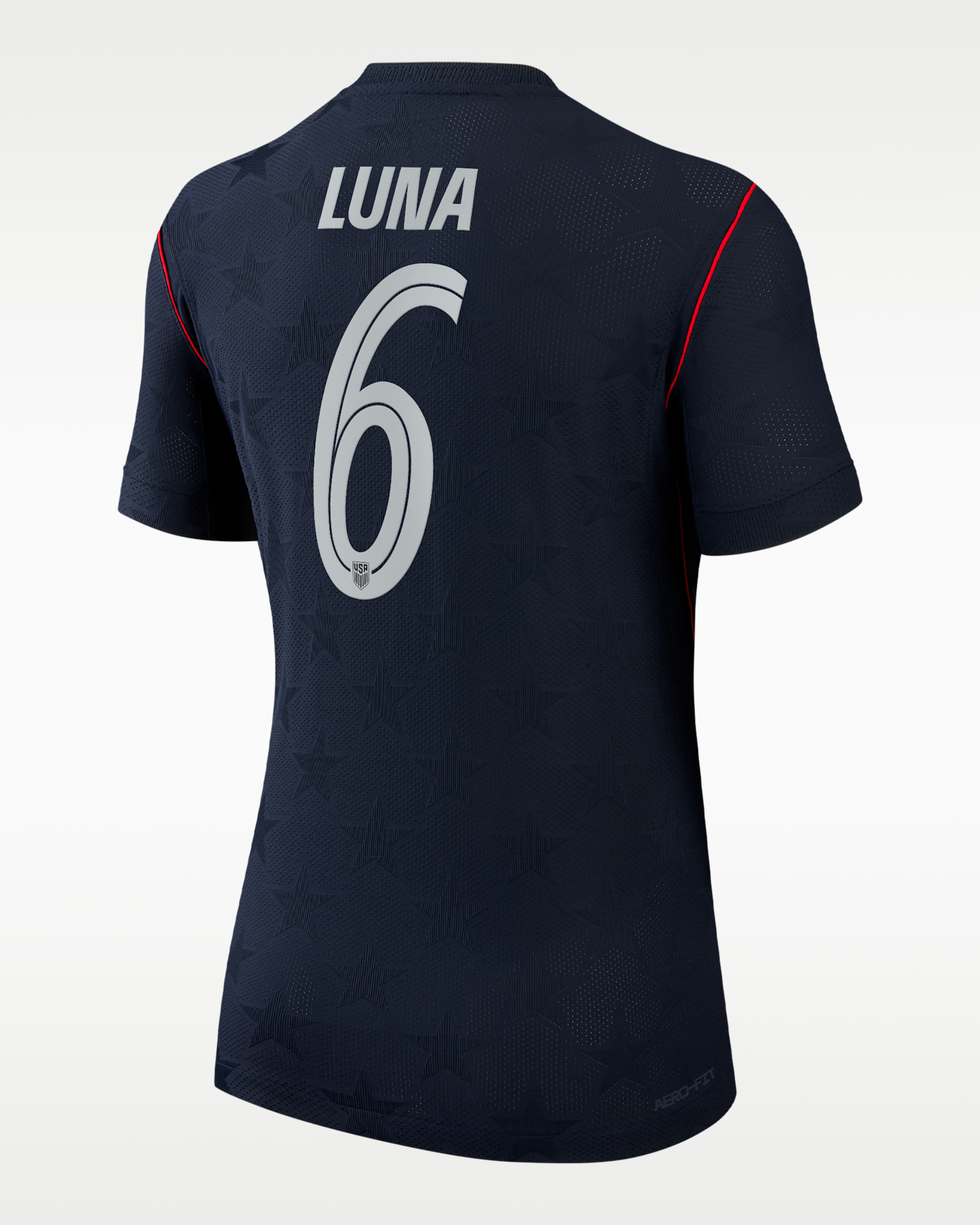 Diego Luna USMNT 2026 Match Away Women's Nike Aero-FIT Soccer Jersey - College Navy