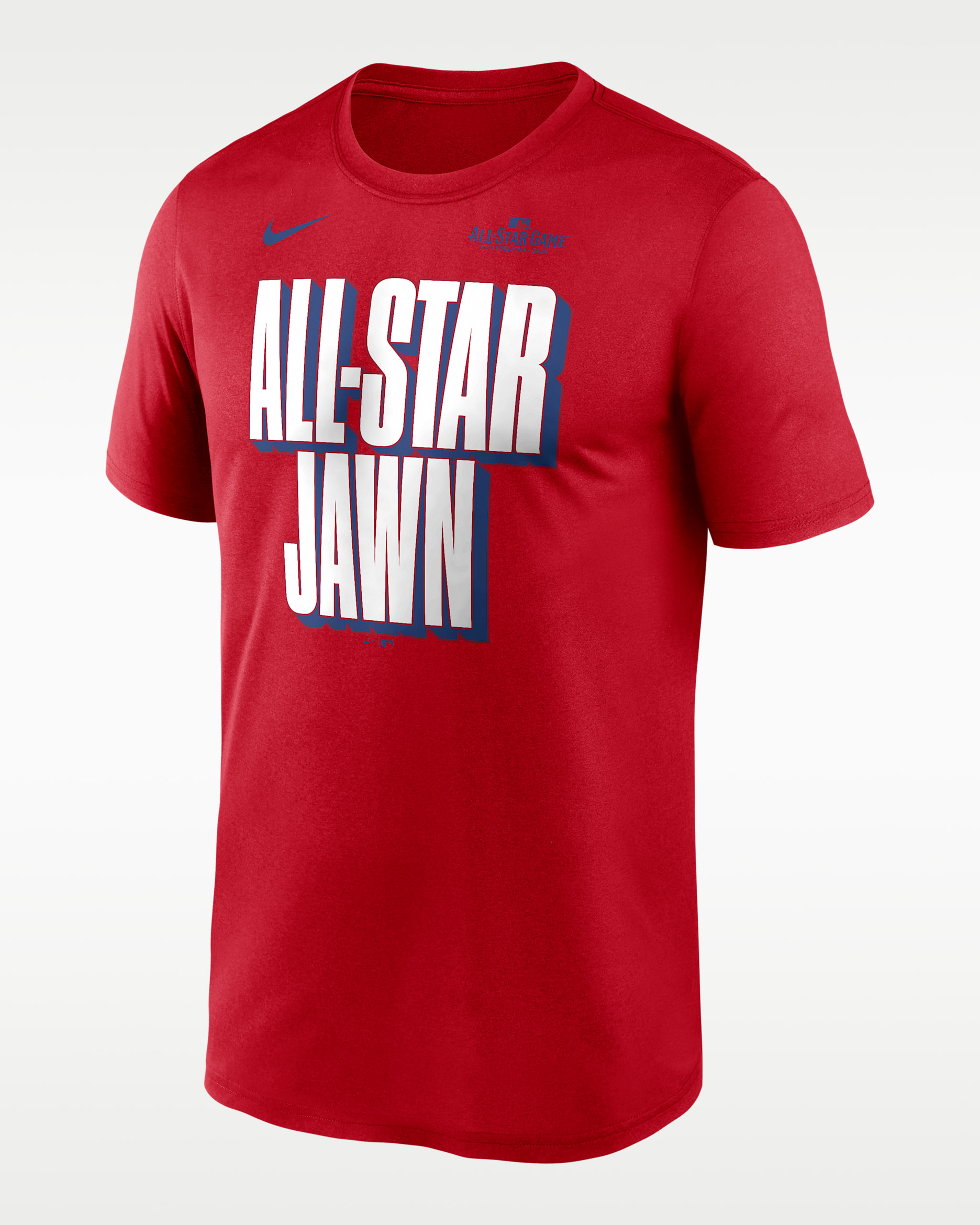 2026 All-Star Game Jawn Lockup Legend Men's Nike Dri-FIT MLB T-Shirt - Red