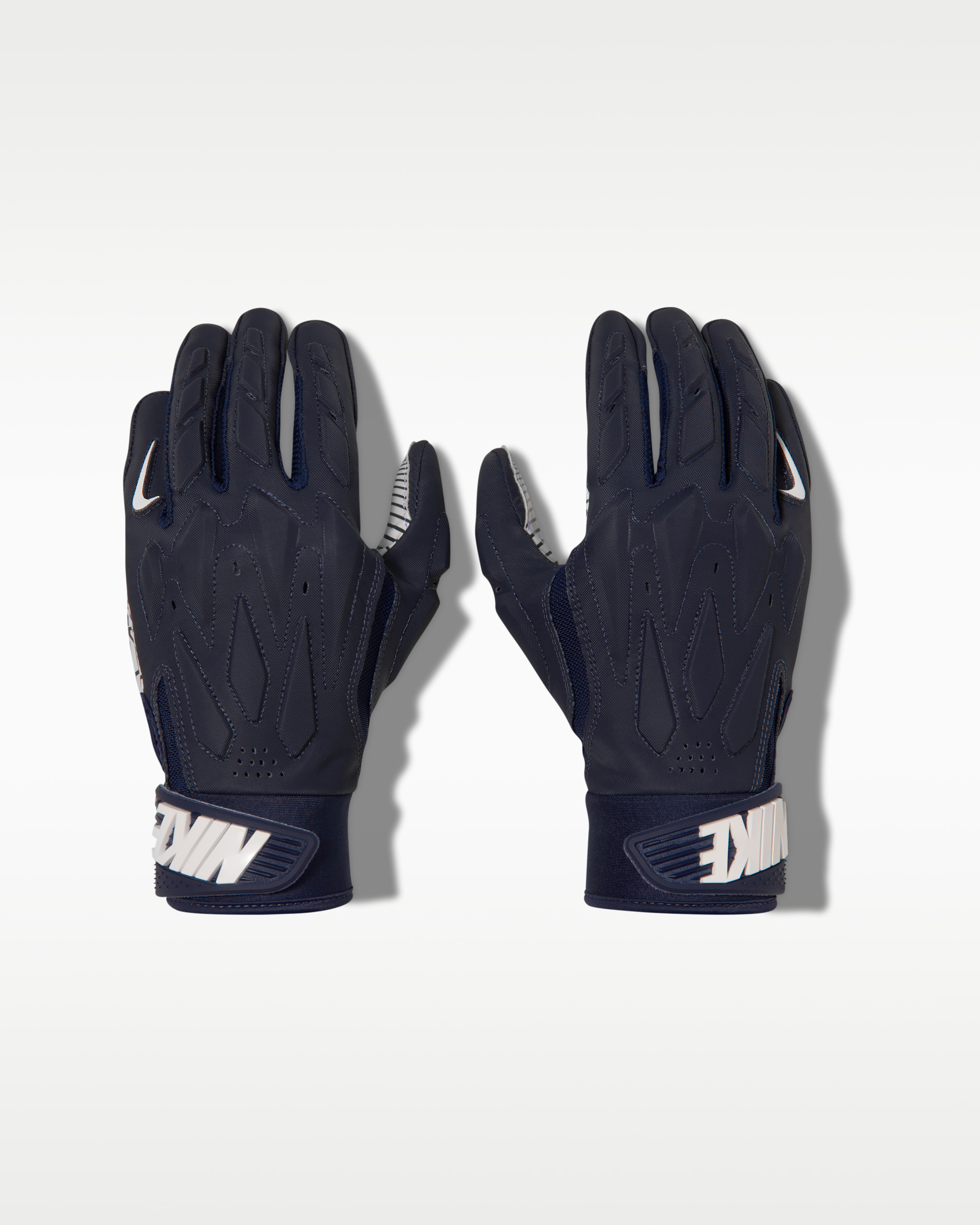Nike D-Tack Football Gloves (1 Pair) - College Navy