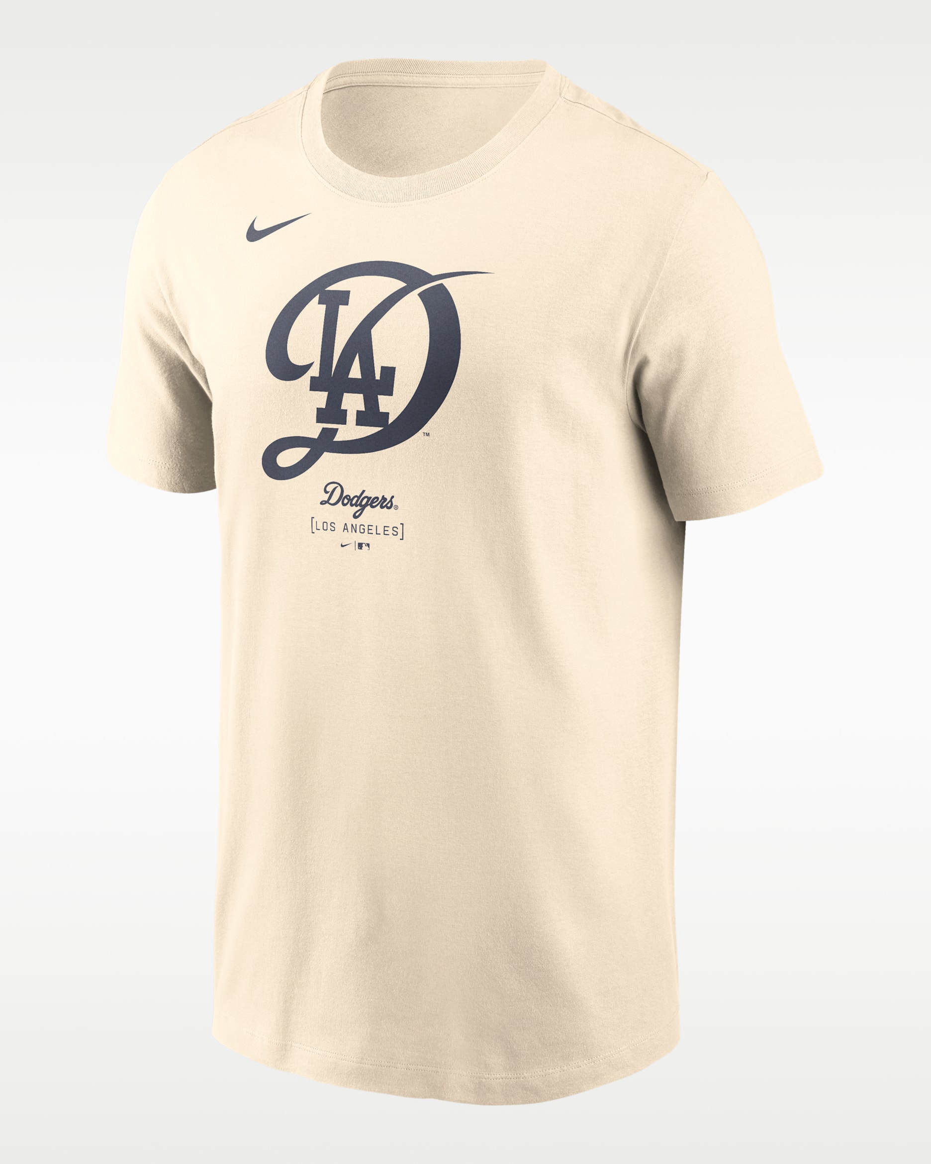 Los Angeles Dodgers City Connect 2-Hit Men's Nike MLB T-Shirt - Cream