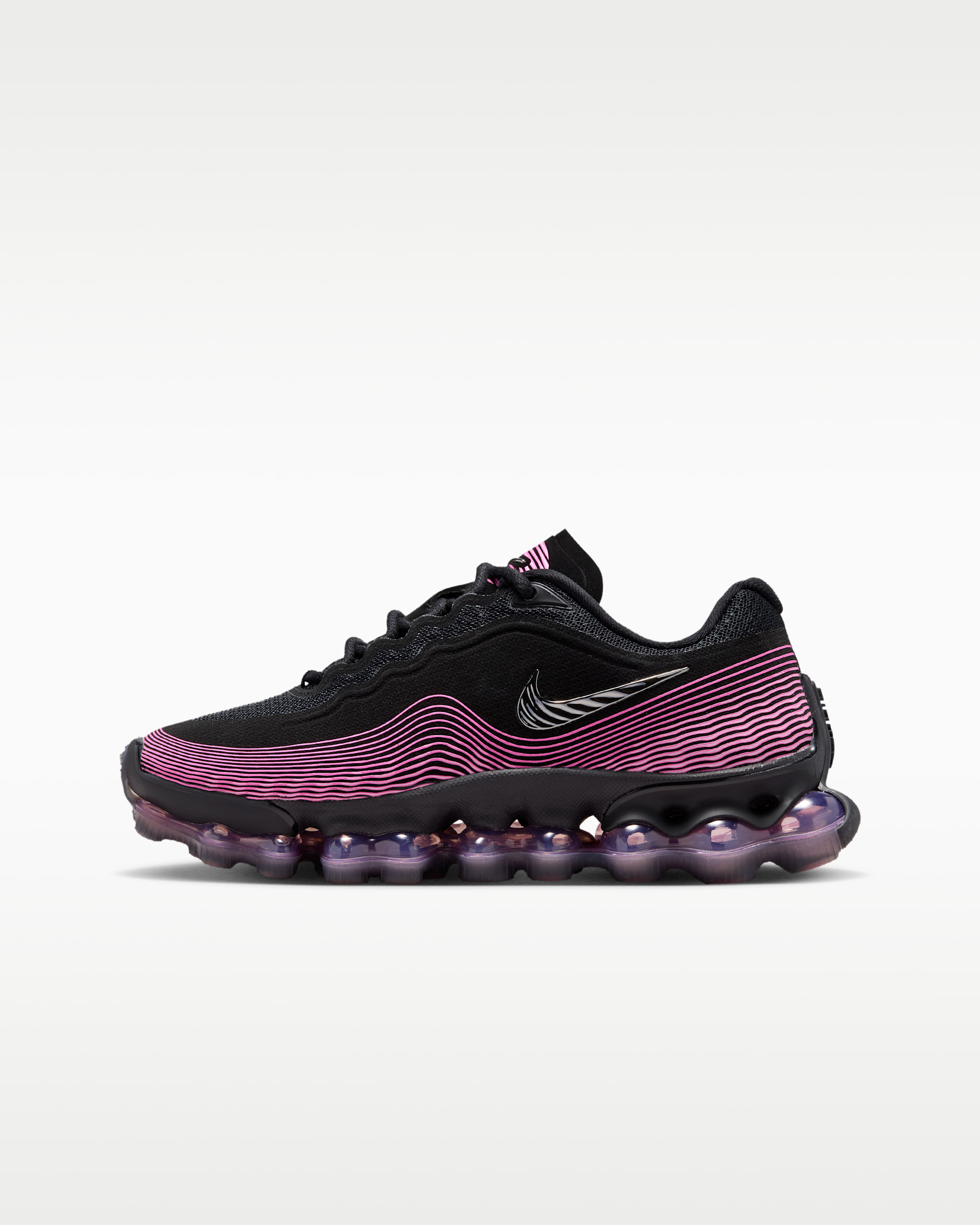 Nike Air Liquid Max Older Kids' Shoes - Black/Playful Pink/Pink Rise/Metallic Silver