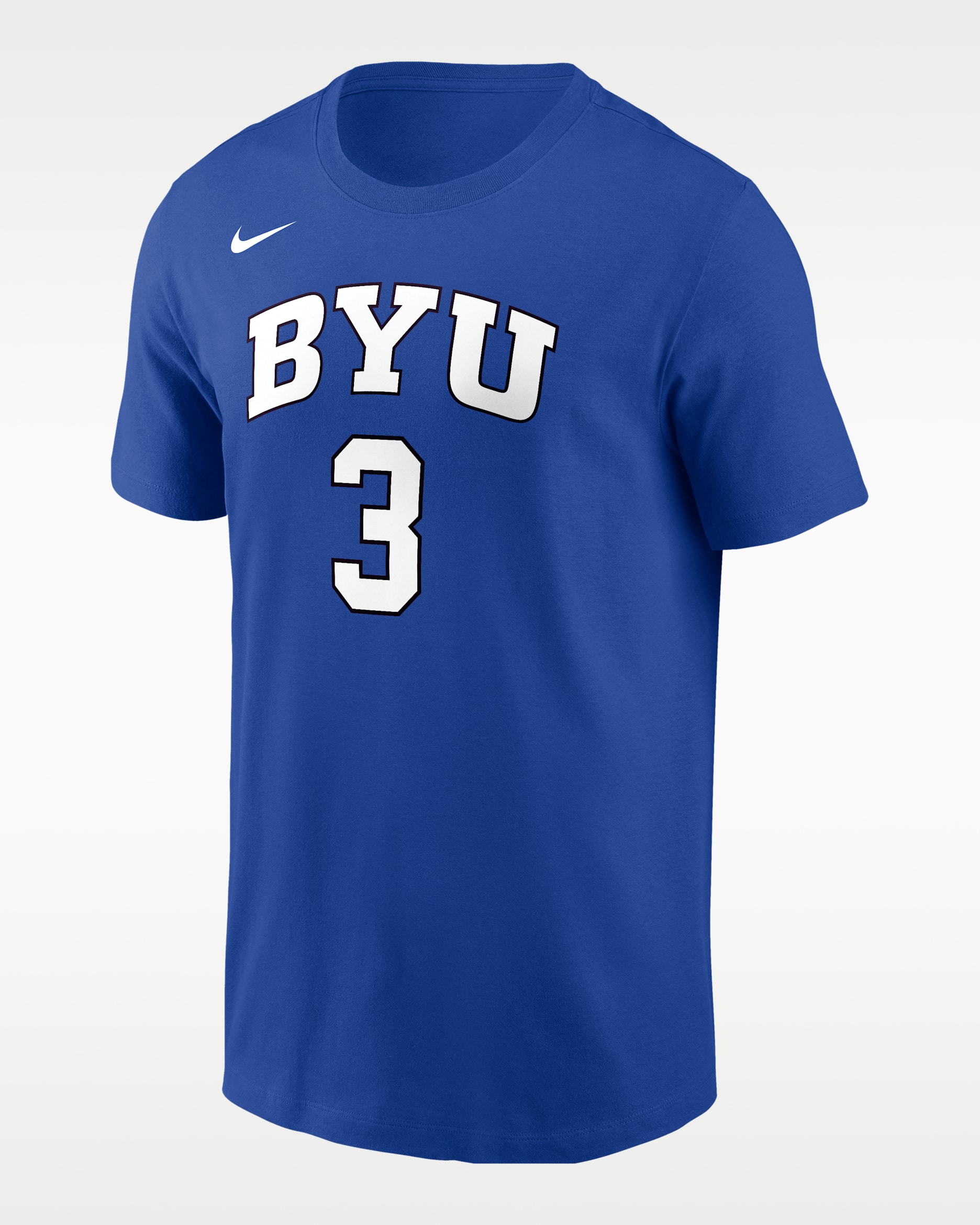 AJ Dybantsa BYU Cougars Men's Nike NCAA T-Shirt - Game Royal