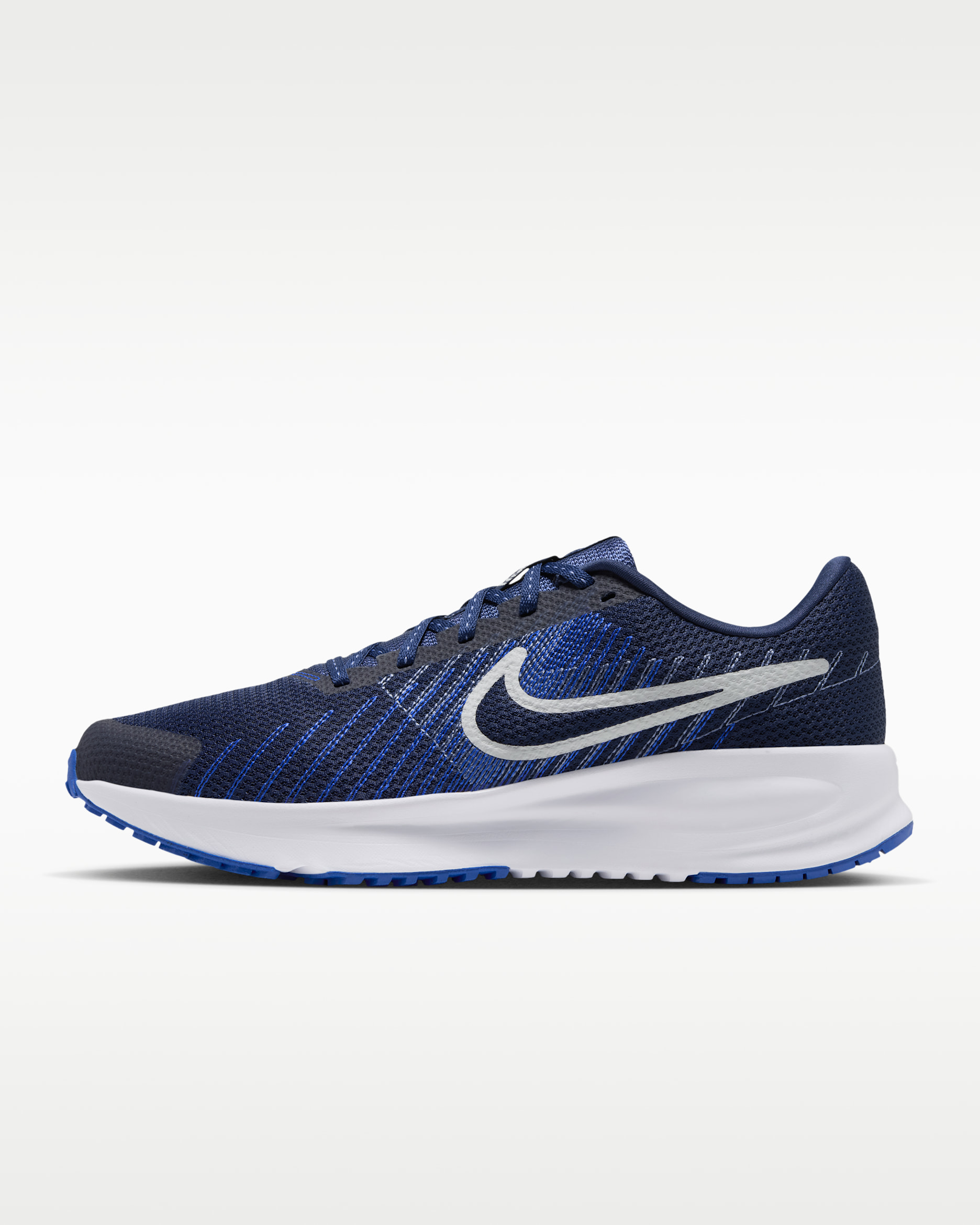 Nike Run Defy hardloopschoenen voor heren (straat) - Midnight Navy/Racer Blue/Smokey Blue/Grey Mist