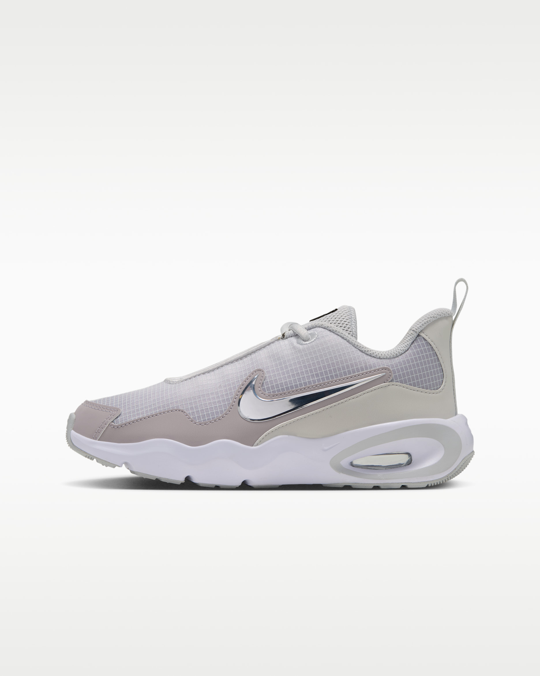 Nike Air Max Nova Older Kids' Shoes - Photon Dust/Silver Lilac/White/Metallic Silver
