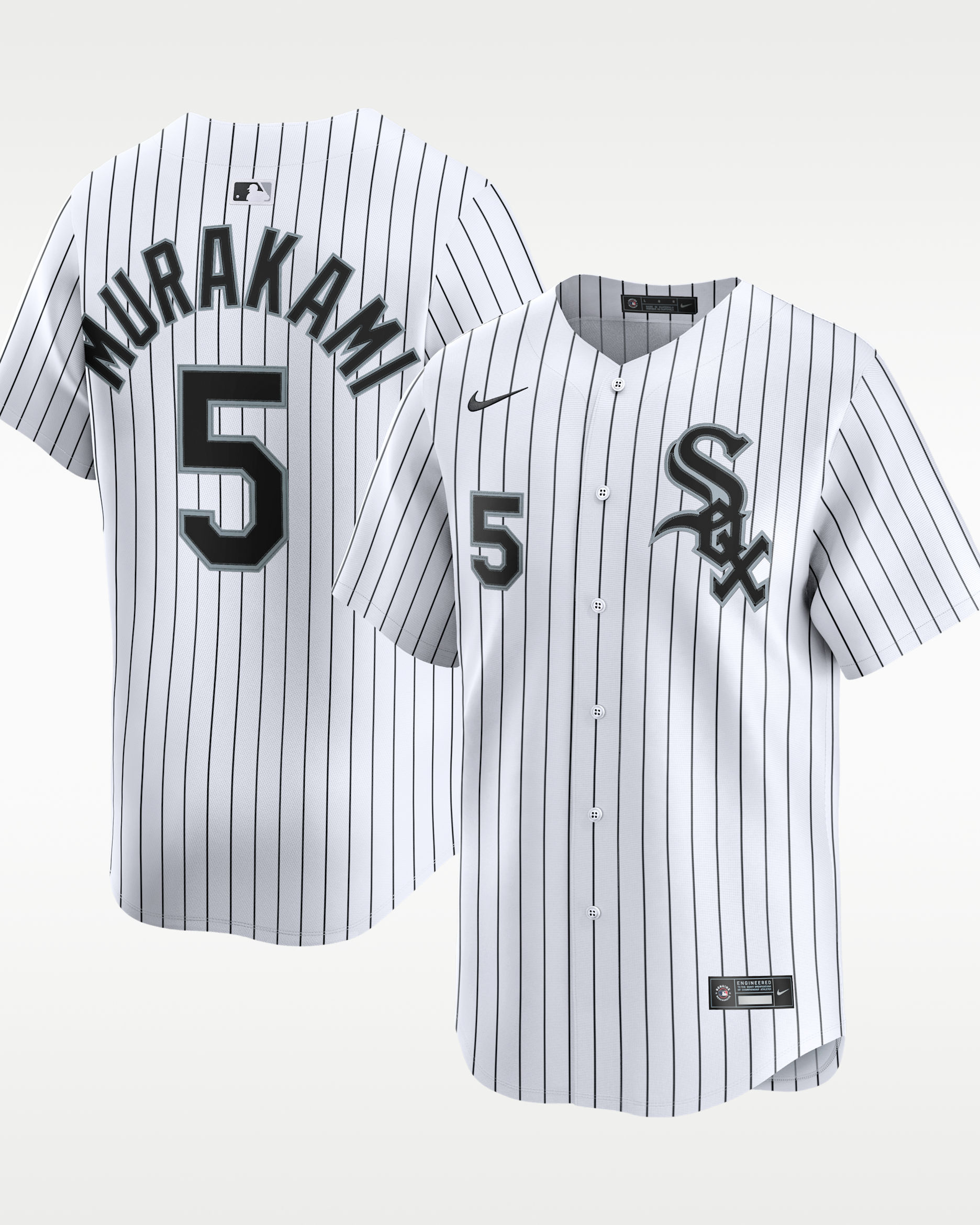 村上 宗隆 シカゴ ホワイトソックス メンズ ナイキ Dri-FIT ADV MLB リミテッド ユニフォーム トップス - ホワイト