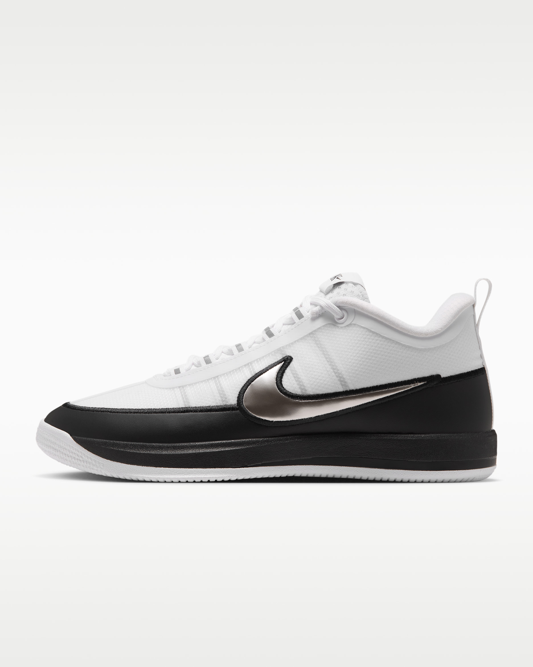 Tenis de básquetbol Book 2 - Blanco/Negro/Plata metalizado
