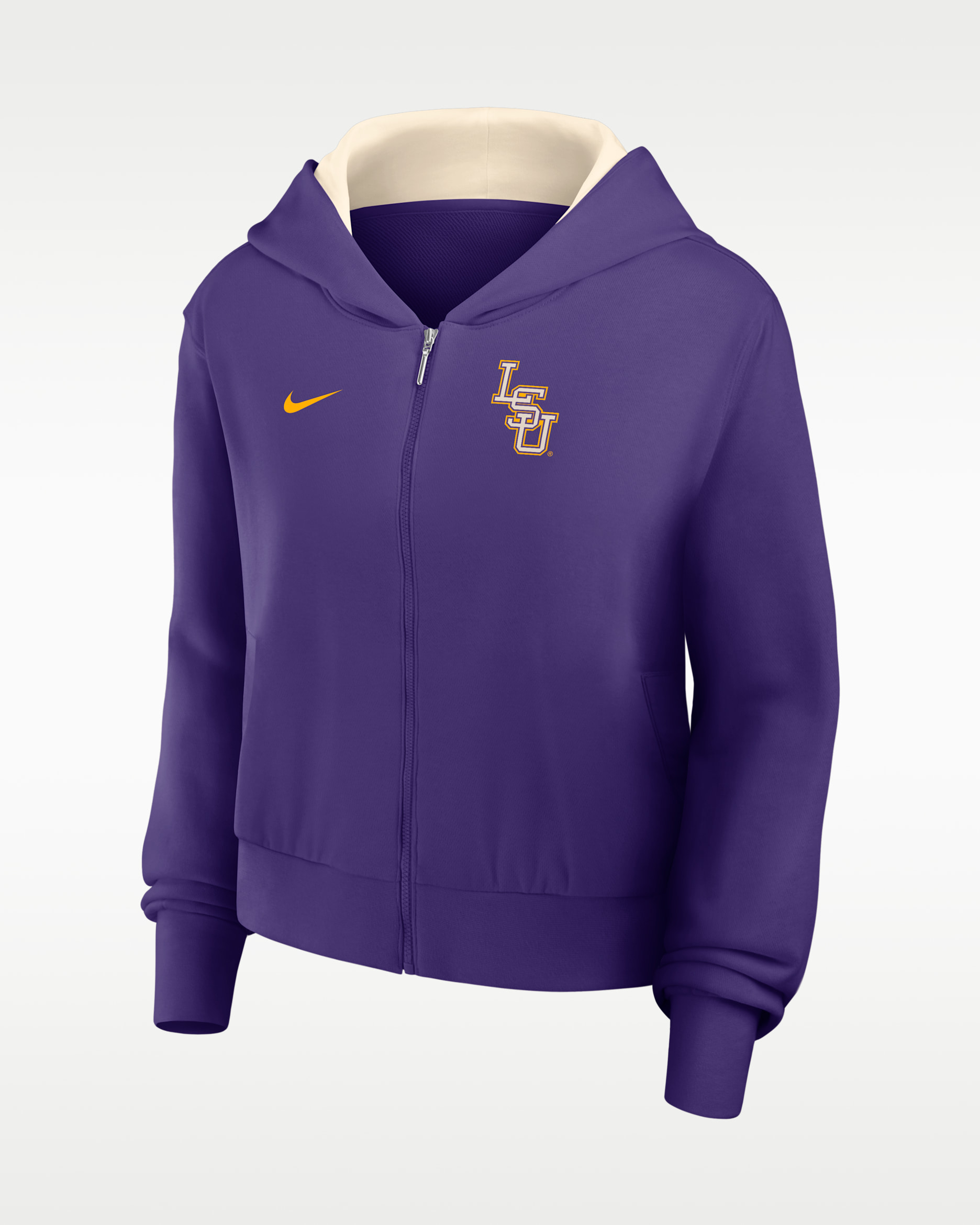 LSU Legacy Women's Nike College Full-Zip Hoodie - Purple