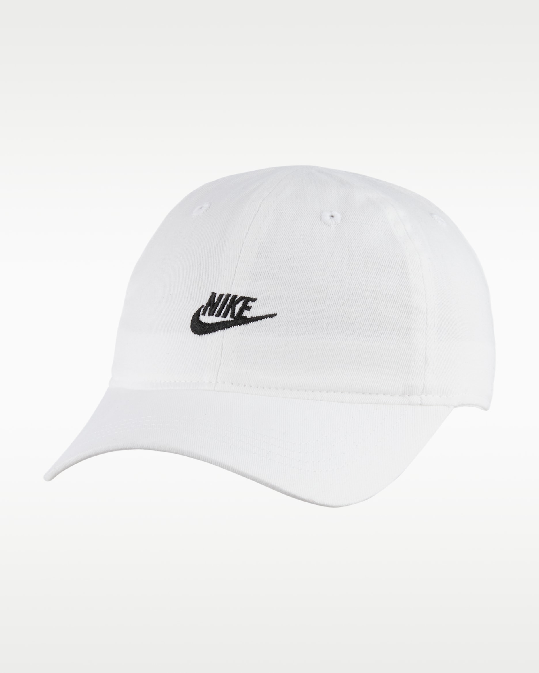 Nike Futura Curved Brim Cap Little Kids' Hat - White