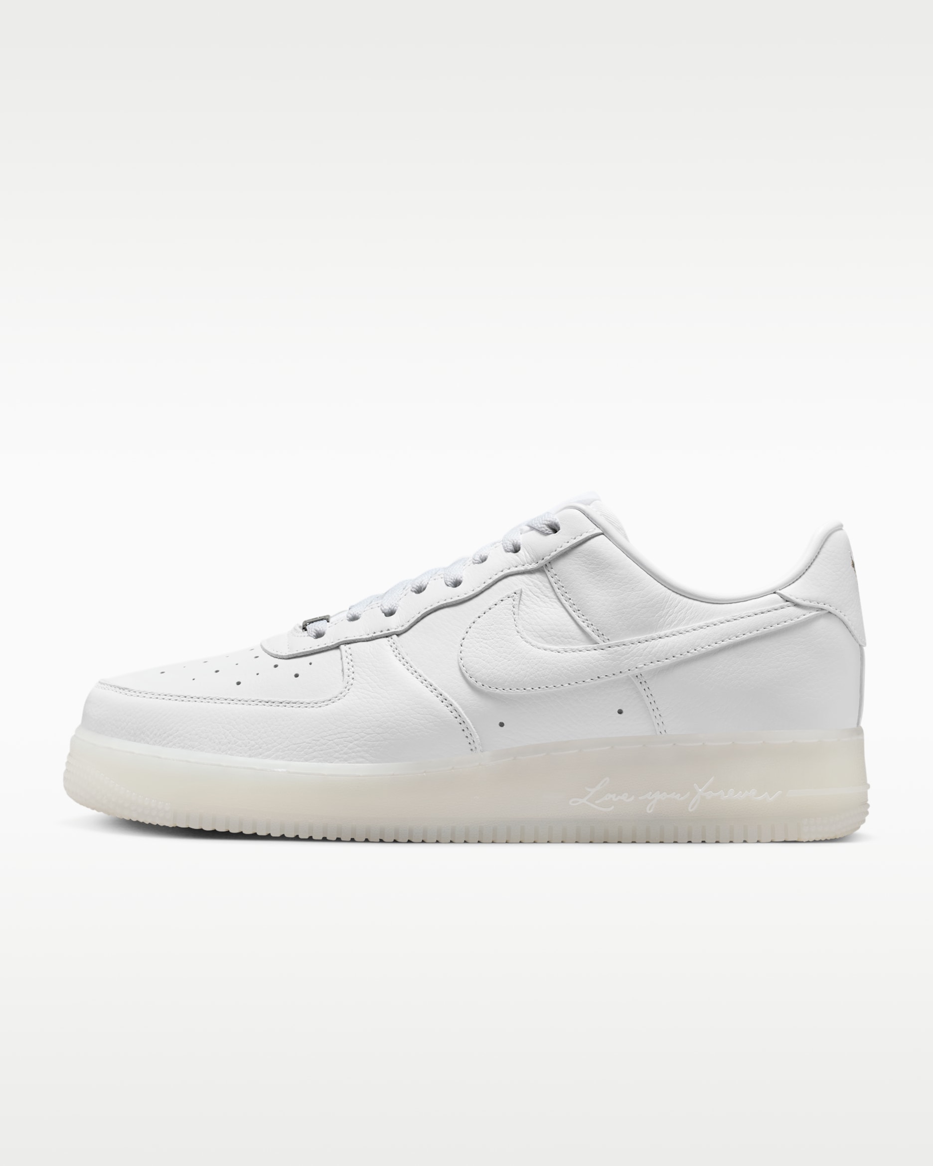 Calzado para hombre NOCTA Air Force 1 Low - Blanco/Plata metalizado/Tinte cobalto