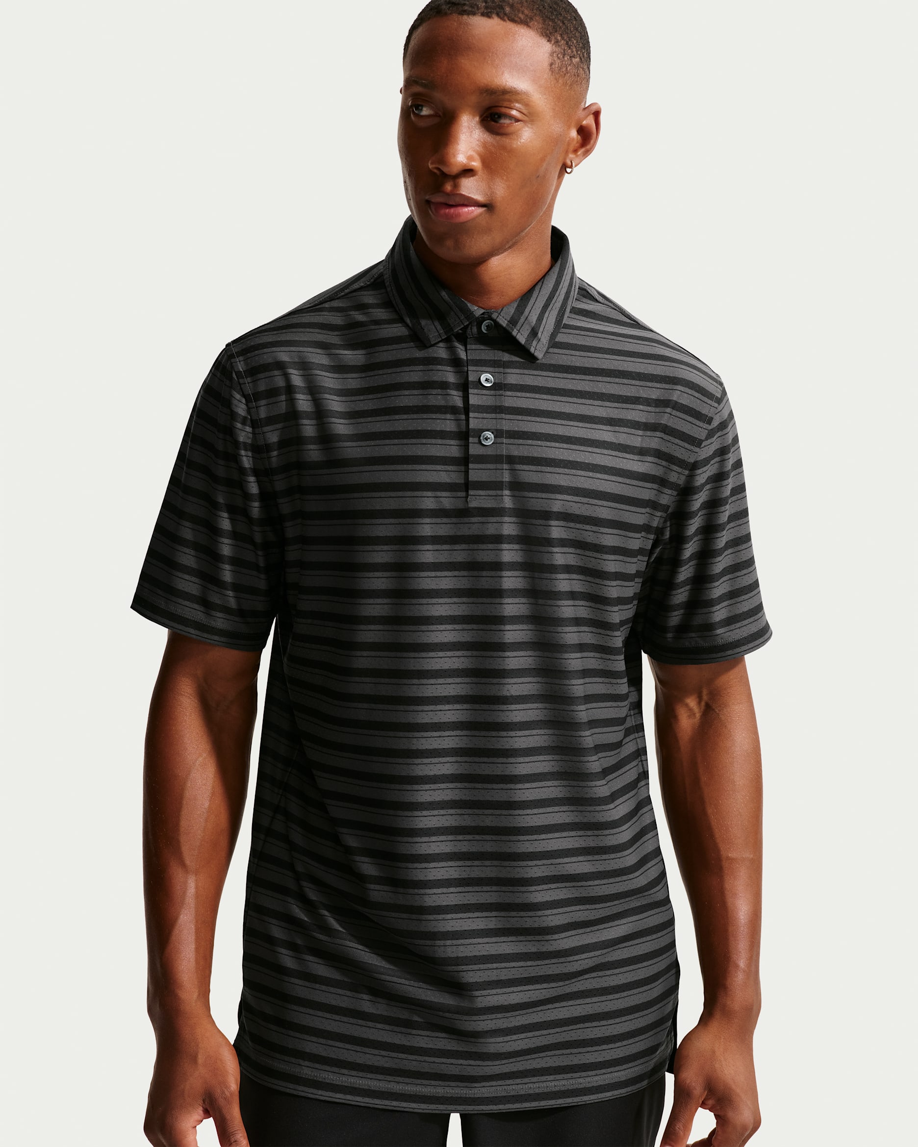 Polo de golf Dri-FIT para hombre Nike Tailored Performance - Negro/Antracita/Negro