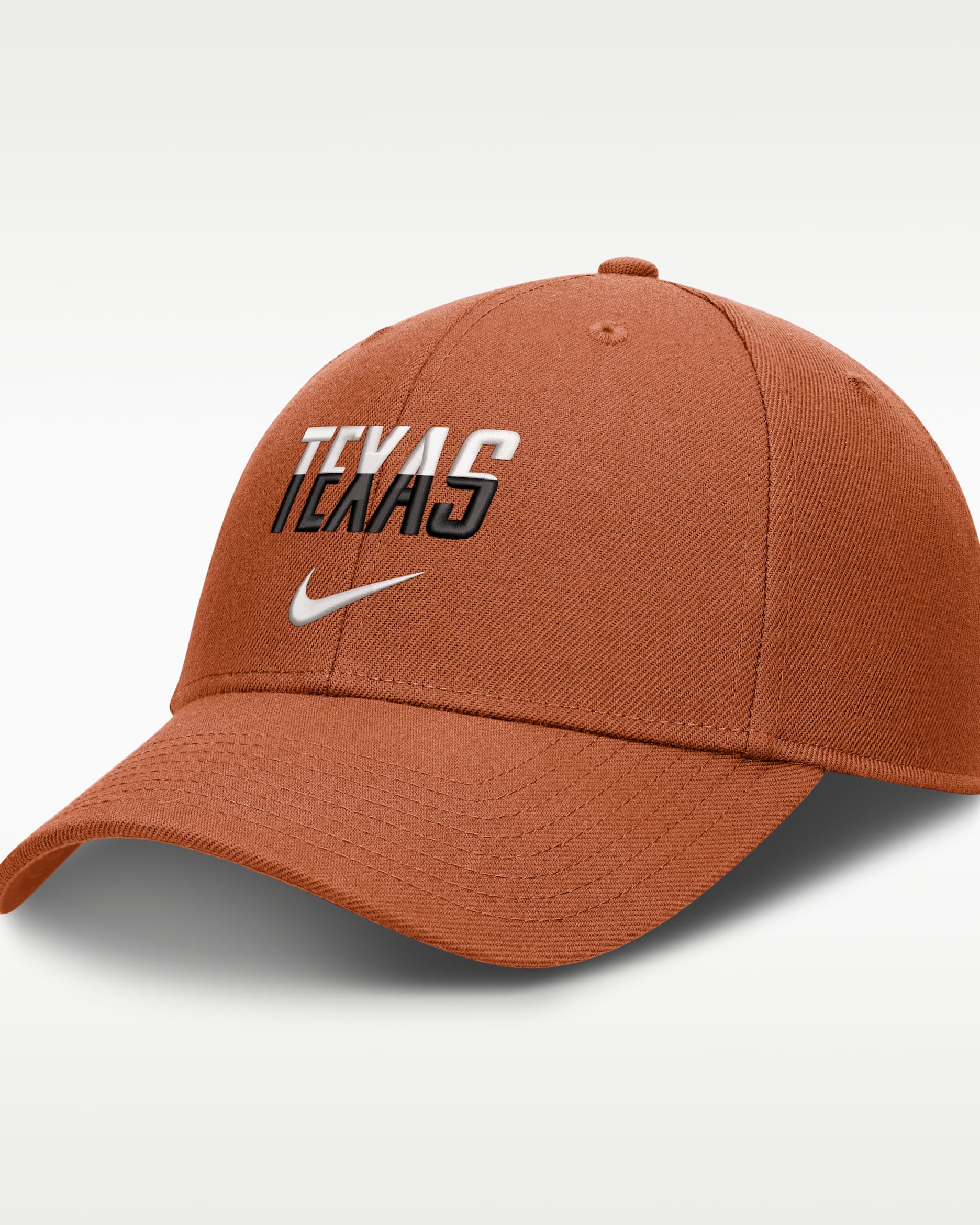 Texas Sideline Rise Gameday Men's Nike Dri-FIT College Trucker Adjustable Hat - Desert Orange