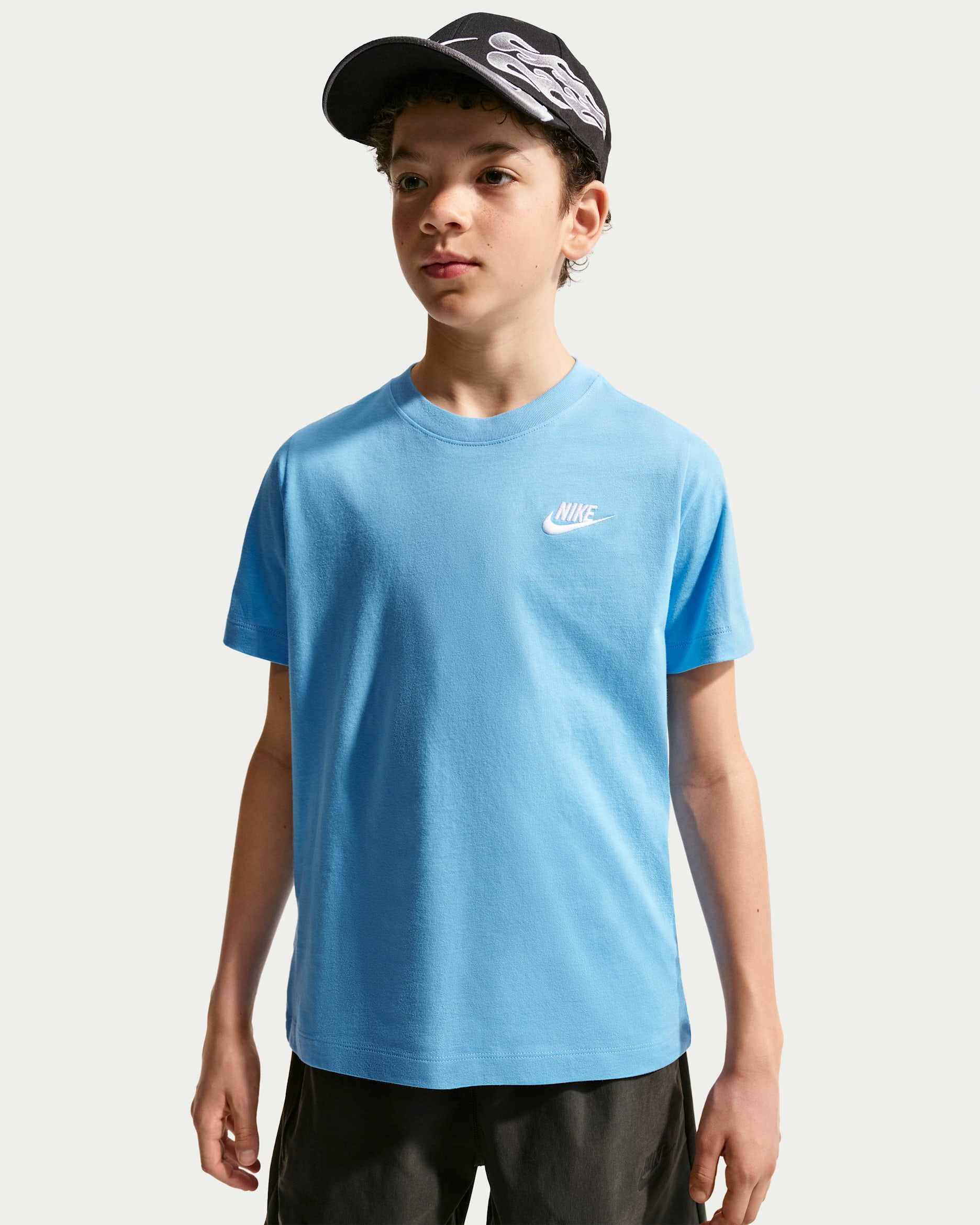 T-shirt Nike Sportswear för ungdom - Football Blue