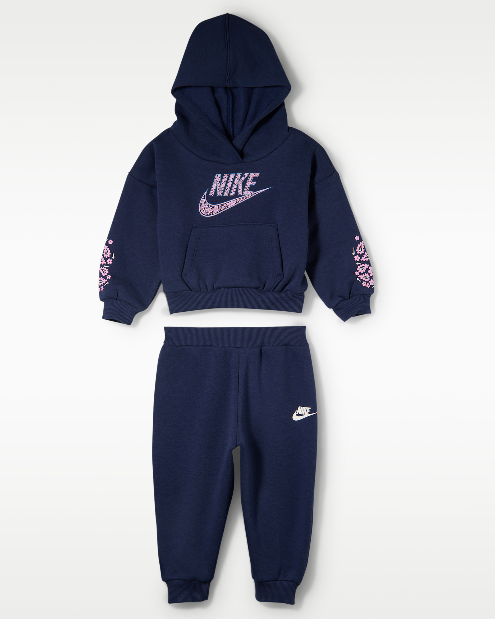 Nike Retro Remix Baby (12-24M) Hoodie and Joggers Set - Midnight Navy