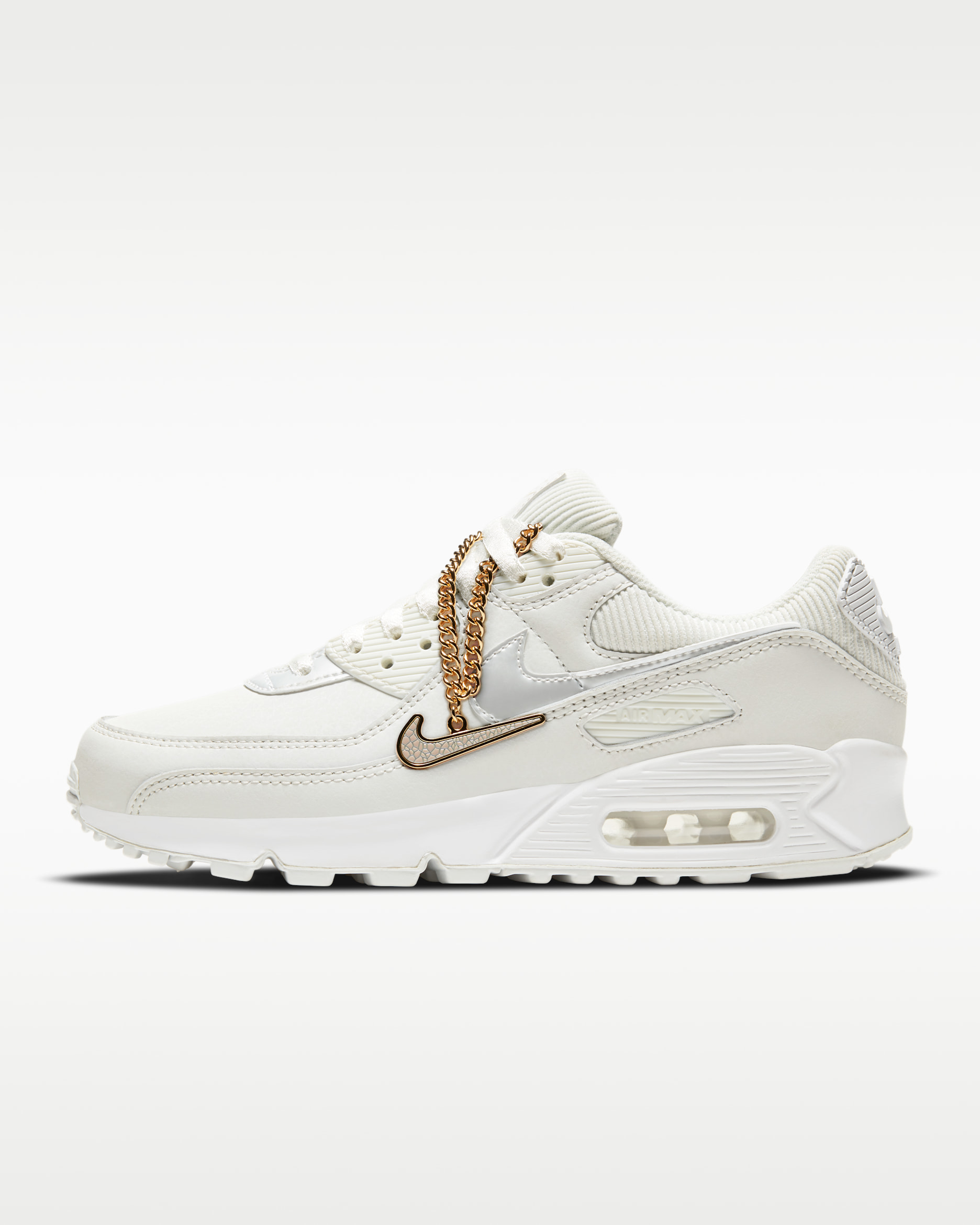 Nike Air Max 90 Women's Shoe - Summit White/Dark Beetroot/White/Summit White