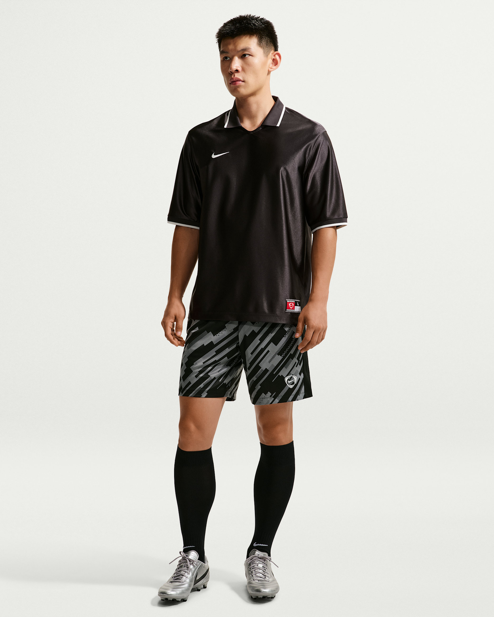 Nike Academy+ Men's Dri-FIT Football Shorts - Black/Cool Grey/White