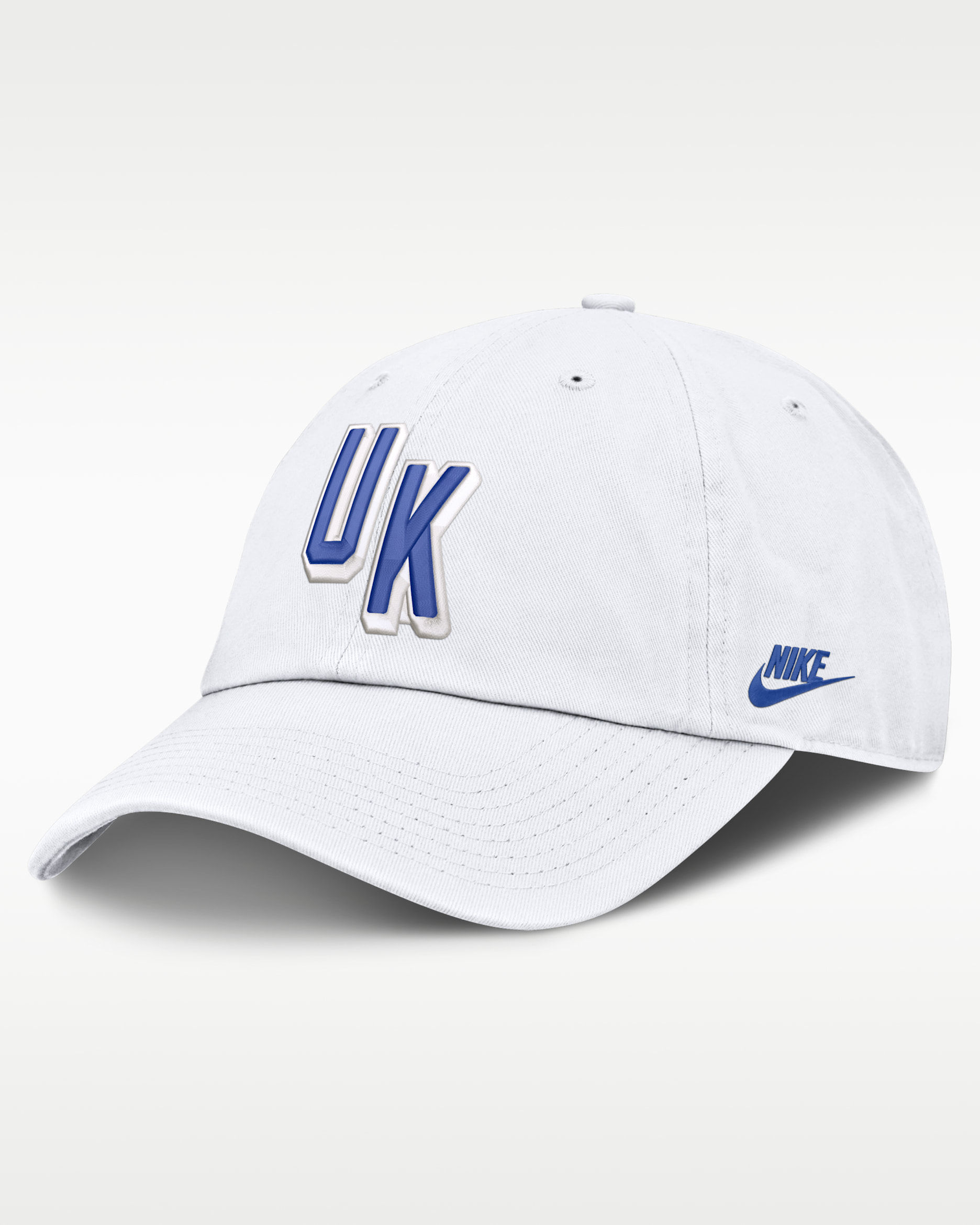 Kentucky Natural Club Men's Nike College Adjustable Hat - White