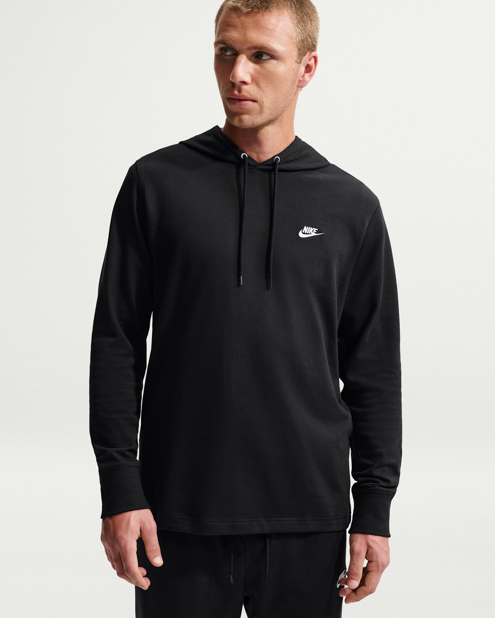 Nike Sportswear Club Dessuadora amb caputxa de teixit Knit - Home - Negre/Negre/Blanc