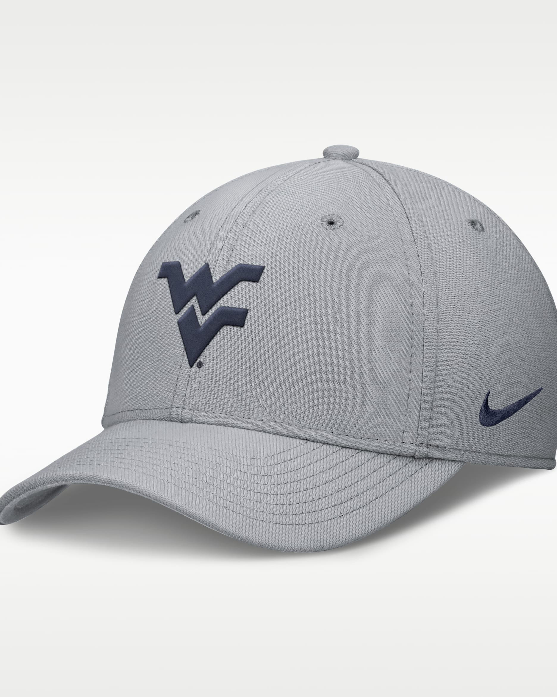 West Virginia Classic Men's Nike Dri-FIT College Hat - Grey