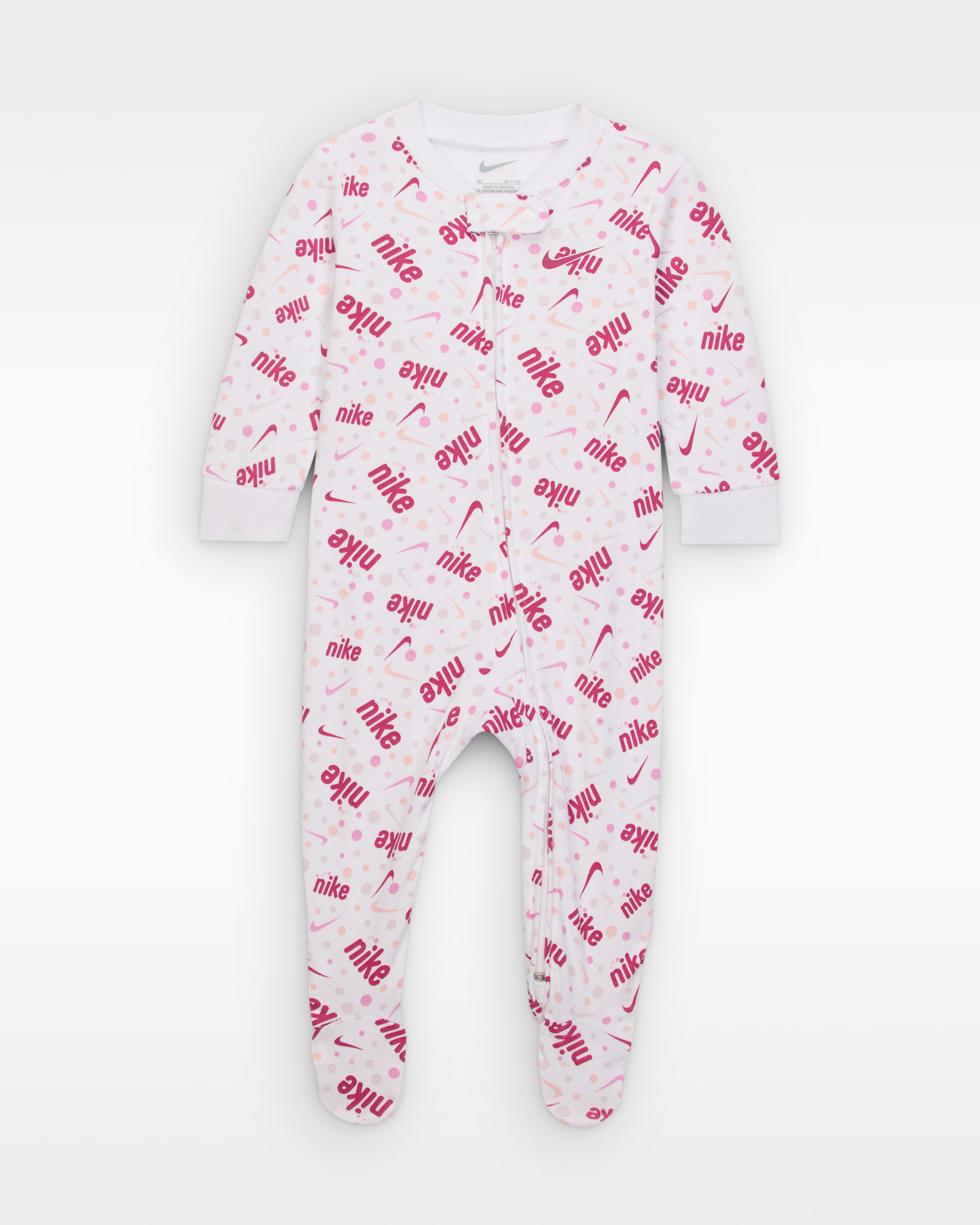 Nike Play For All Baby Printed Footed Coverall - White