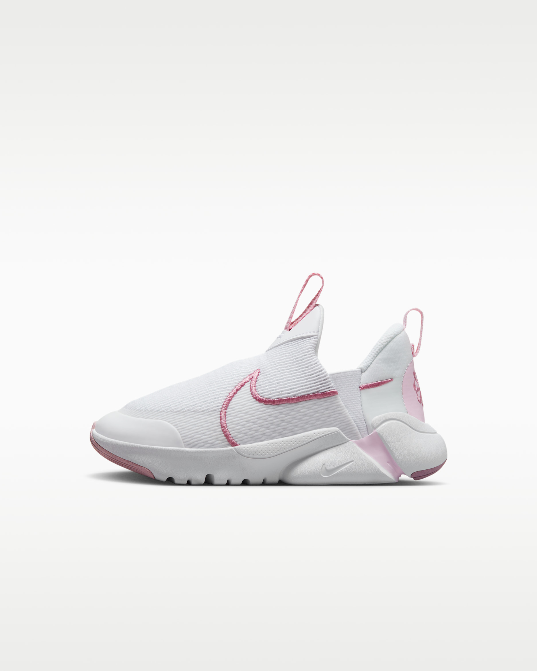 Nike Flex Plus 2 Little Kids' Shoes - White/Pink Foam/Medium Soft Pink/Elemental Pink
