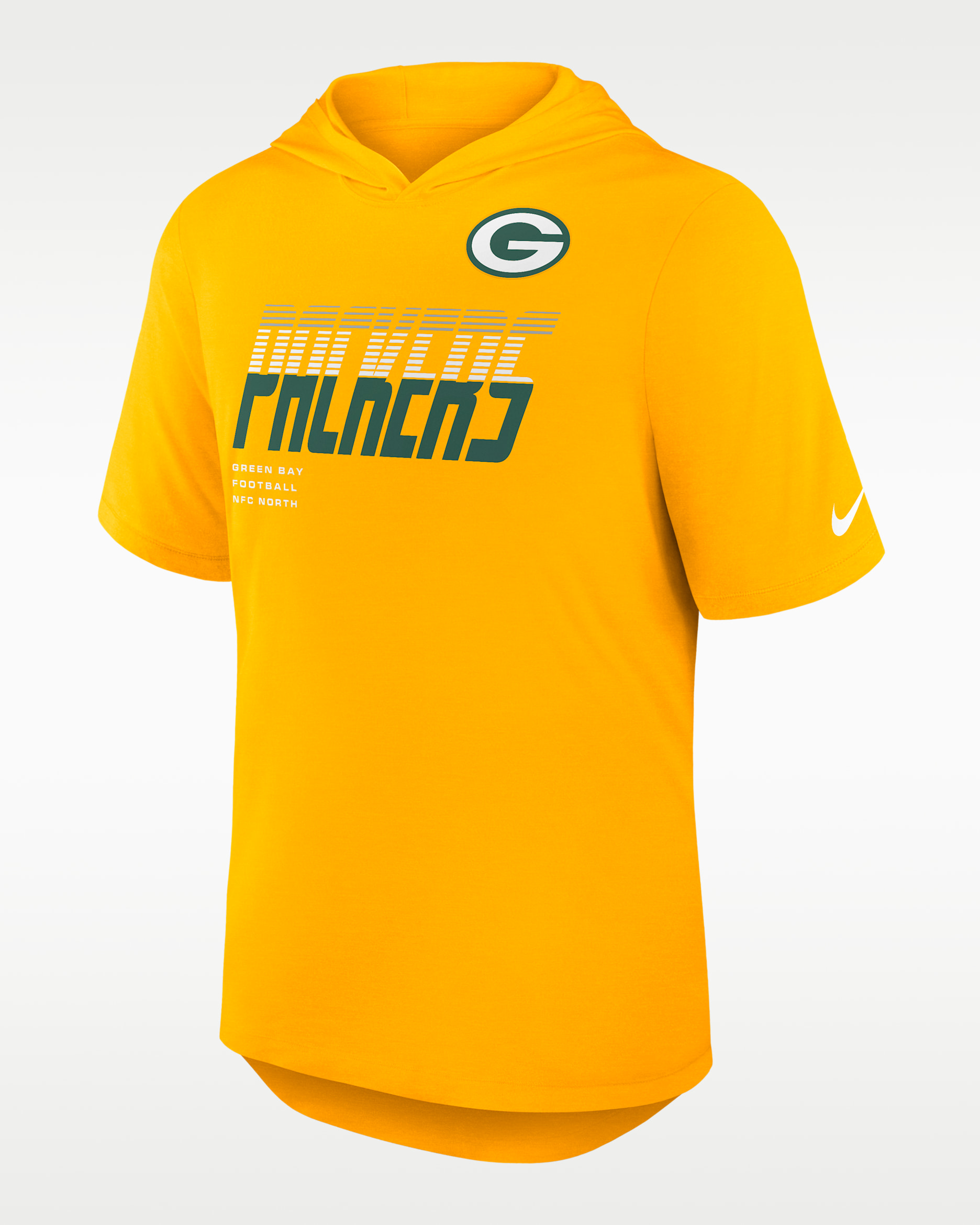 Green Bay Packers Men's Nike Dri-FIT NFL Hooded T-Shirt - Gold