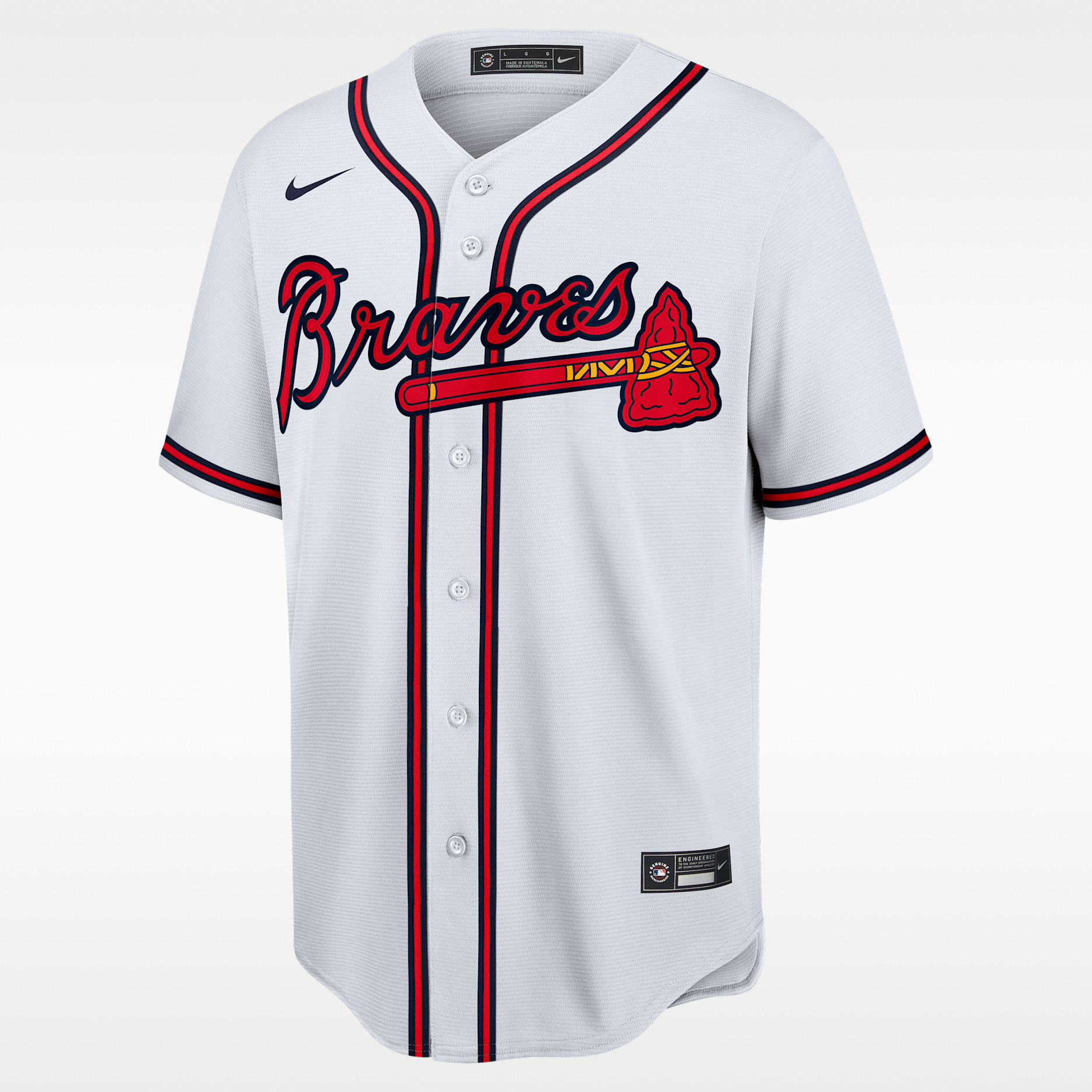 MLB Atlanta Braves (Ronald Acuña Jr.)Jersey de béisbol Replica para hombre - Blanco