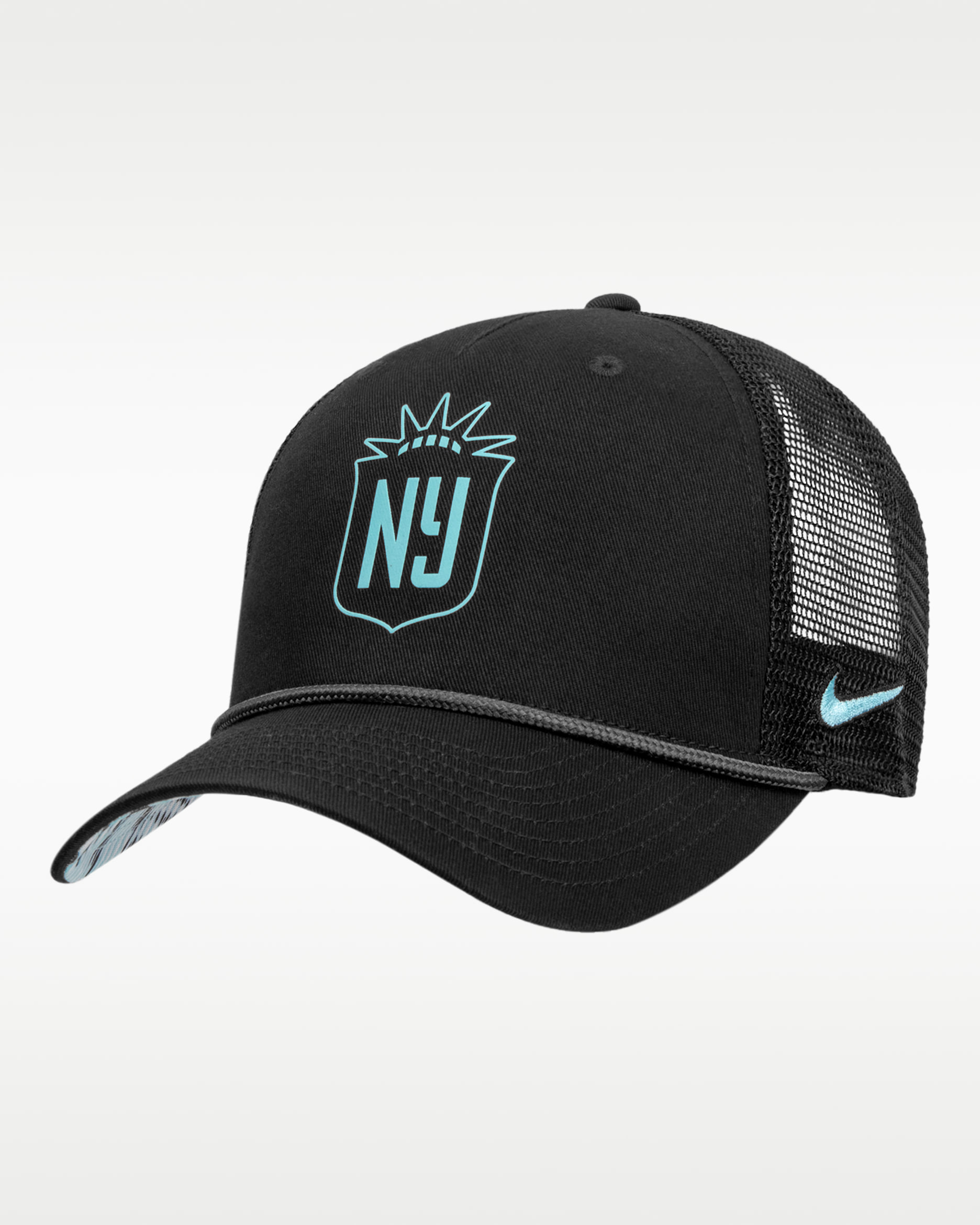 Gotham FC Rise Nike Rope Trucker Cap - Black