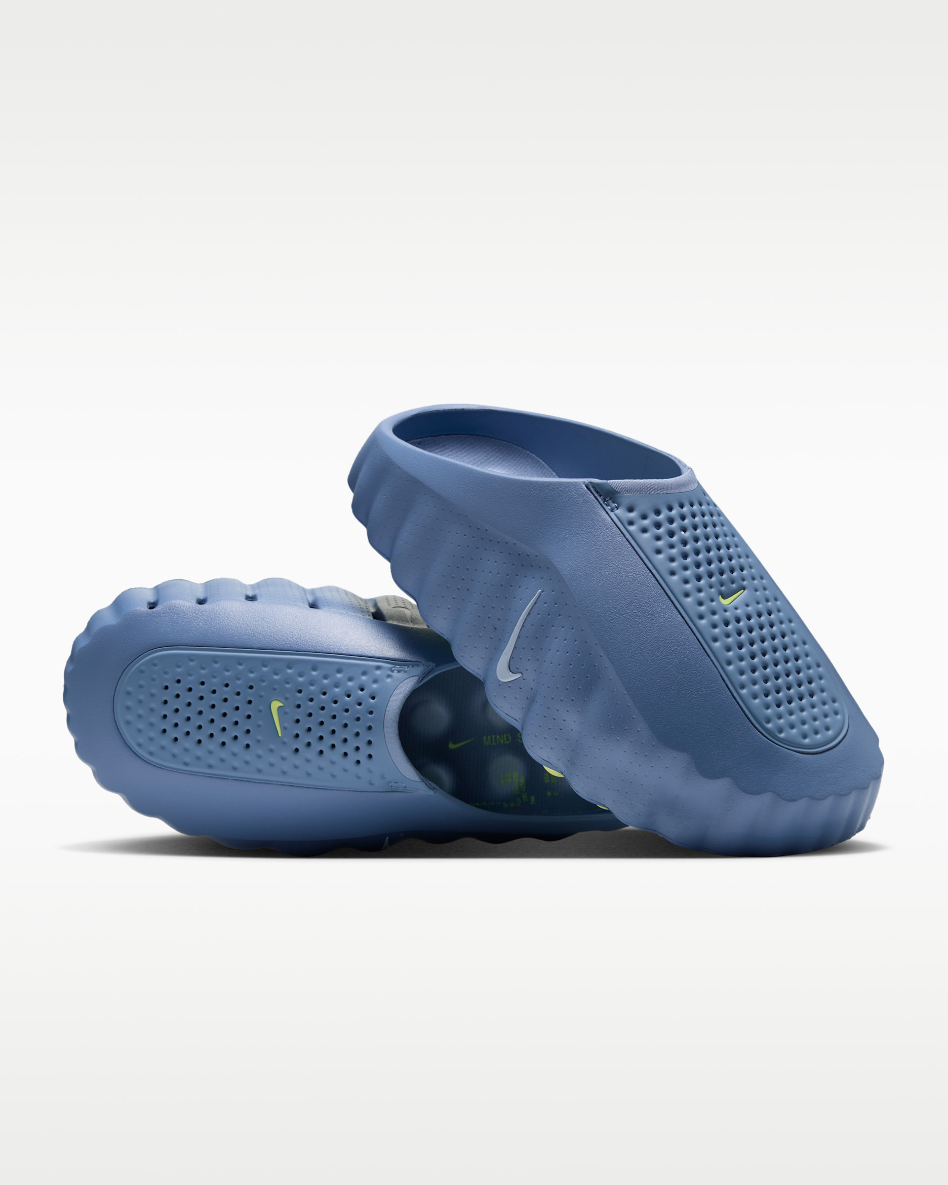 Nike Mind 001 メンズ プレゲーム ミュール - ワークブルー/ライトレモンツイスト/ハイドロジェンブルー