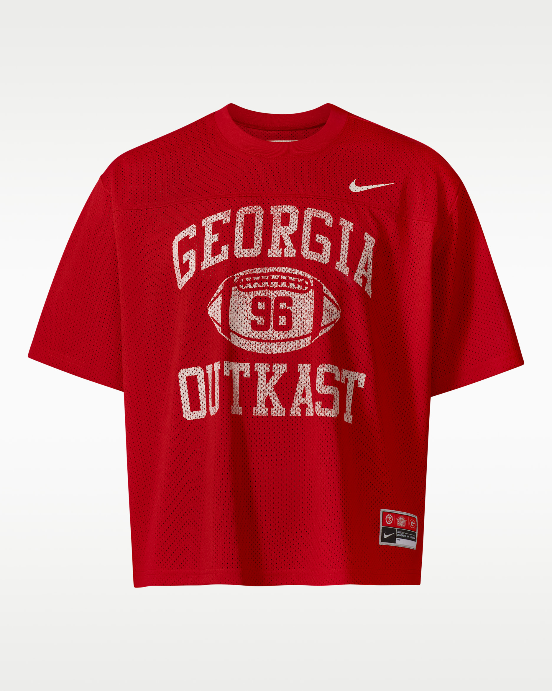 Jersey de fubol americano cropped Nike x UGA x Outkast - Rojo