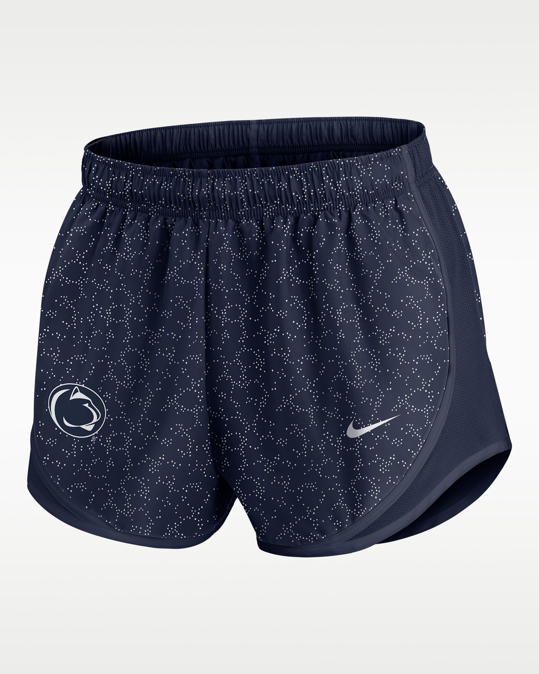 Penn State Pattern Tempo Women's Nike College Dri-FIT Shorts - Navy