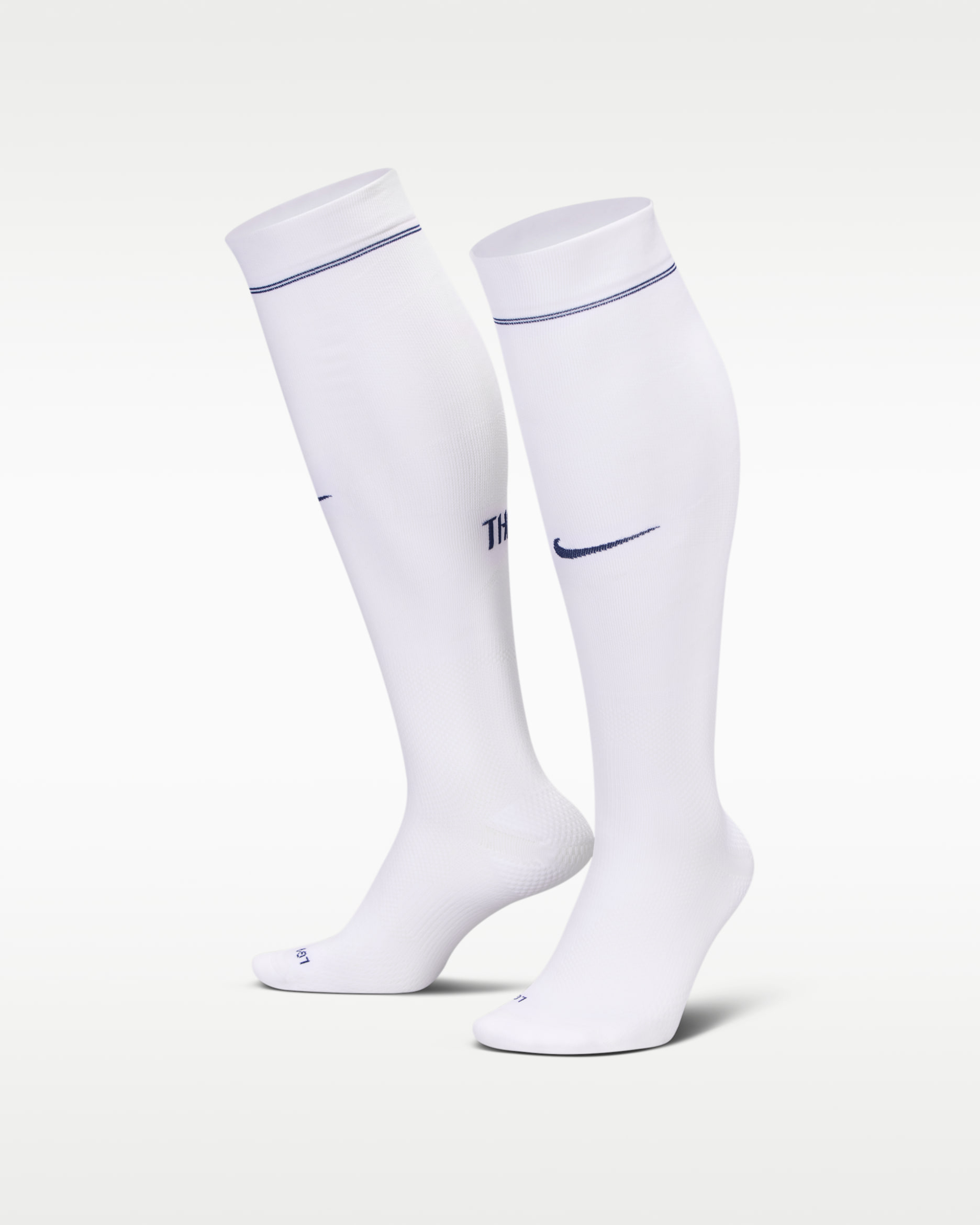 Chaussettes de foot montantes Nike Dri-FIT ADV Tottenham Hotspur VaporFast Domicile - Blanc/Binary Blue