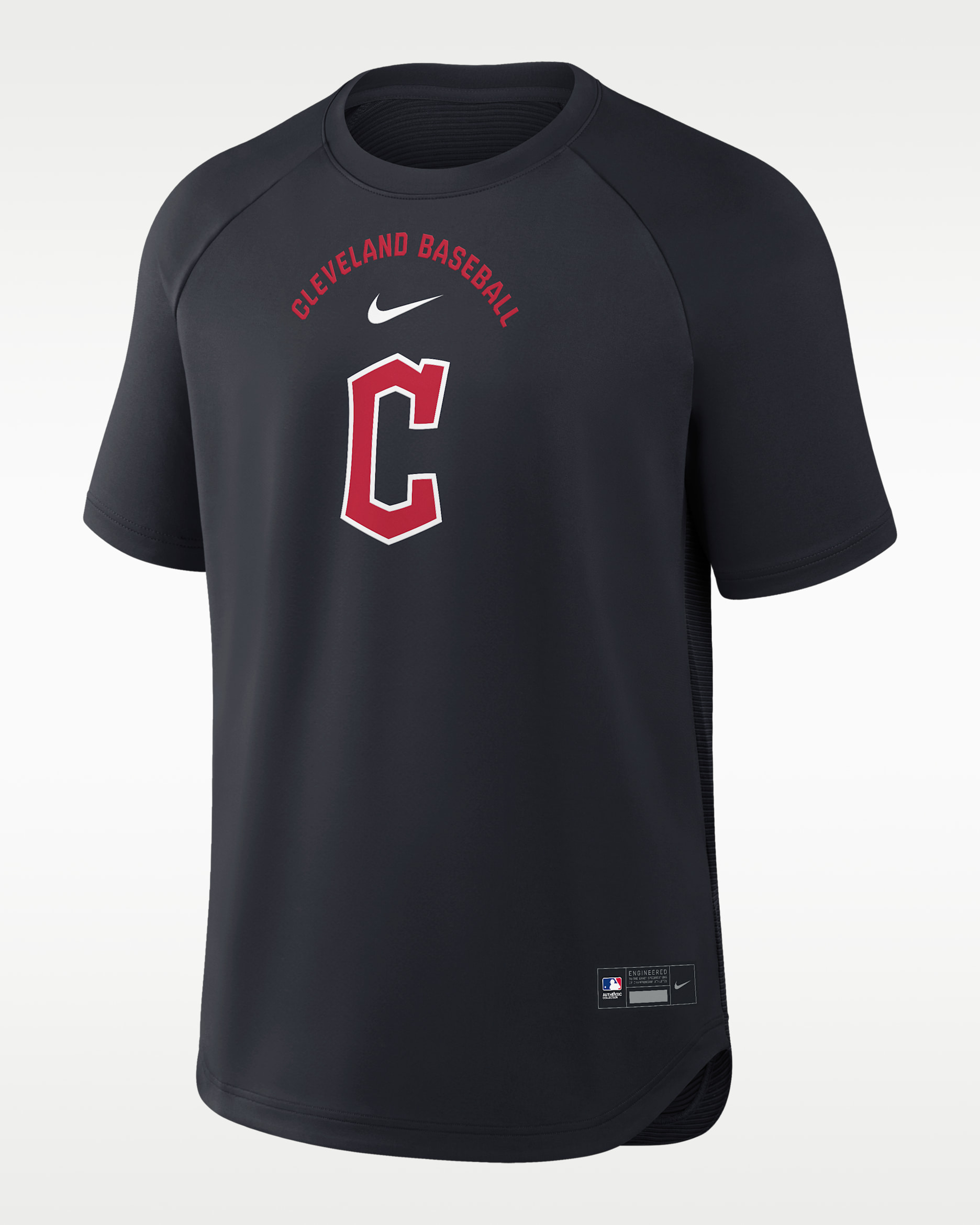 Cleveland Guardians Authentic Collection Batting Practice Pregame Men's Nike Dri-FIT MLB Top - Navy
