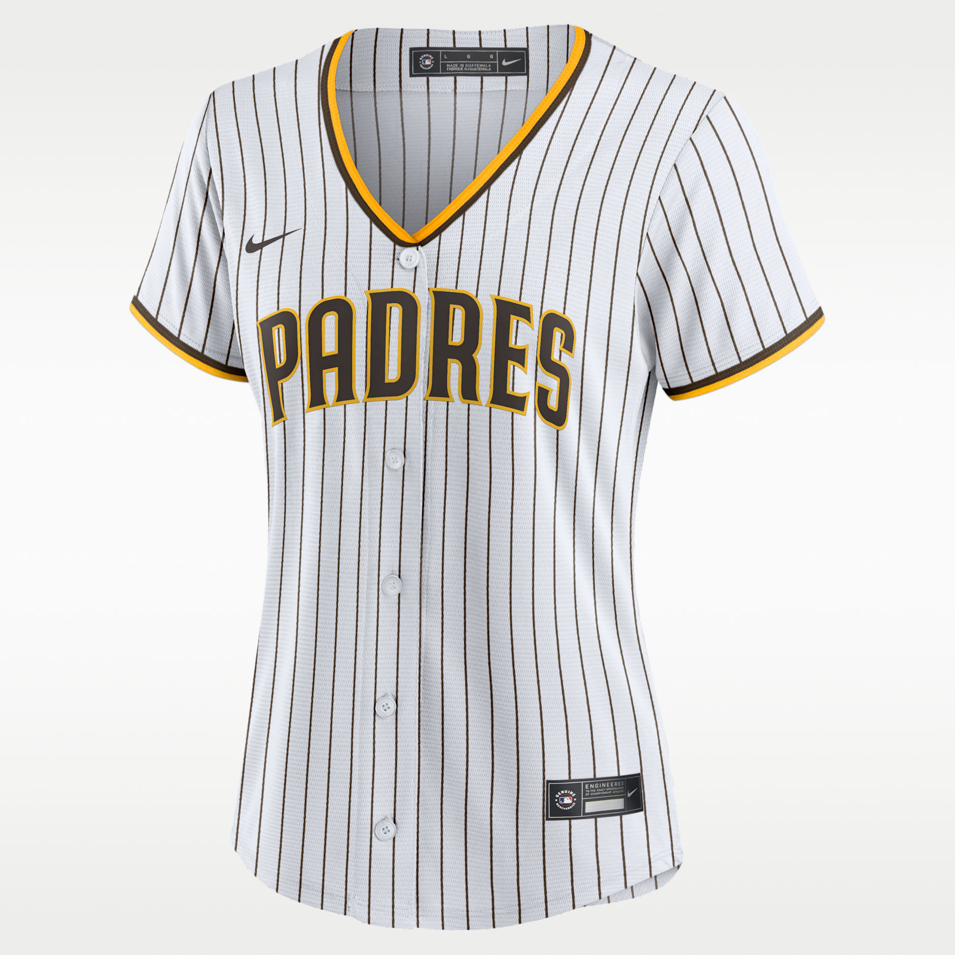 MLB San Diego Padres (Manny Machado) Women's Replica Baseball Jersey - White/Brown