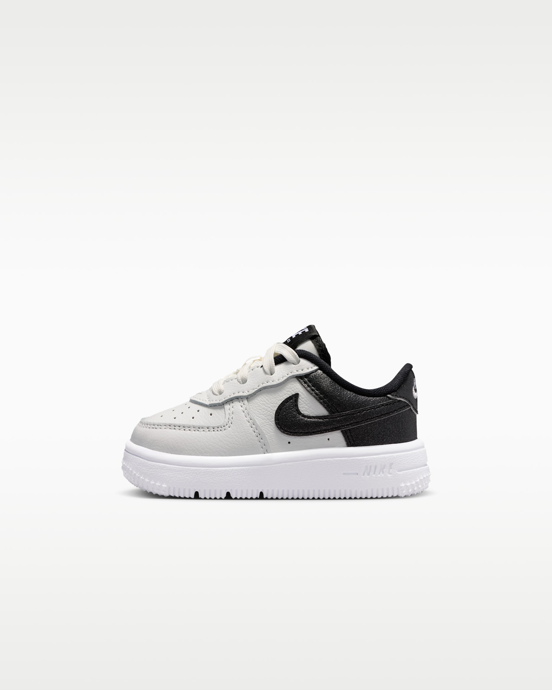 Nike Force 1 Low LV8 5 Baby/Toddler Shoes - Summit White/White/Metallic Silver/Black