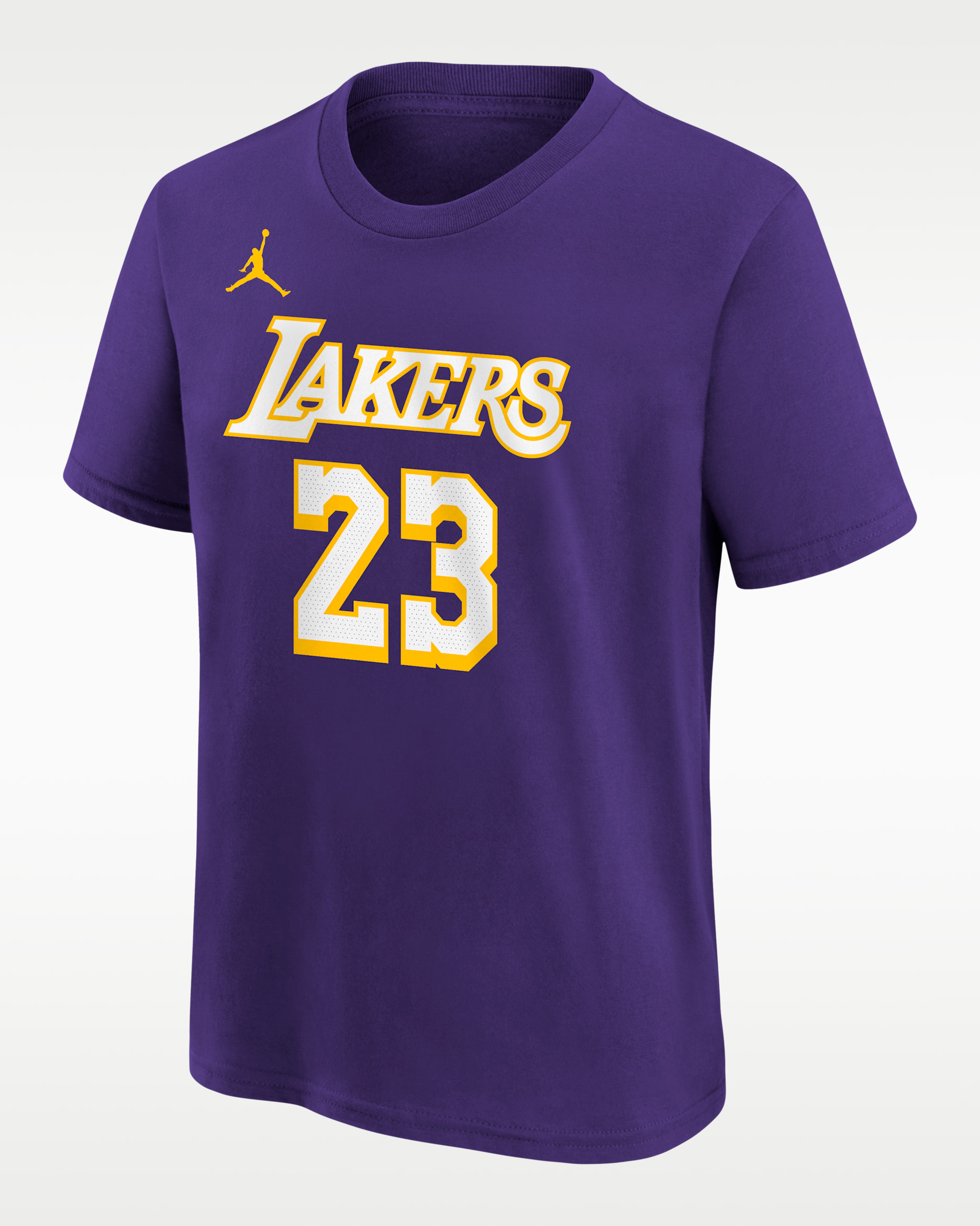 Lebron James Los Angeles Lakers Statement Edition Big Kids' NBA T-Shirt - Field Purple