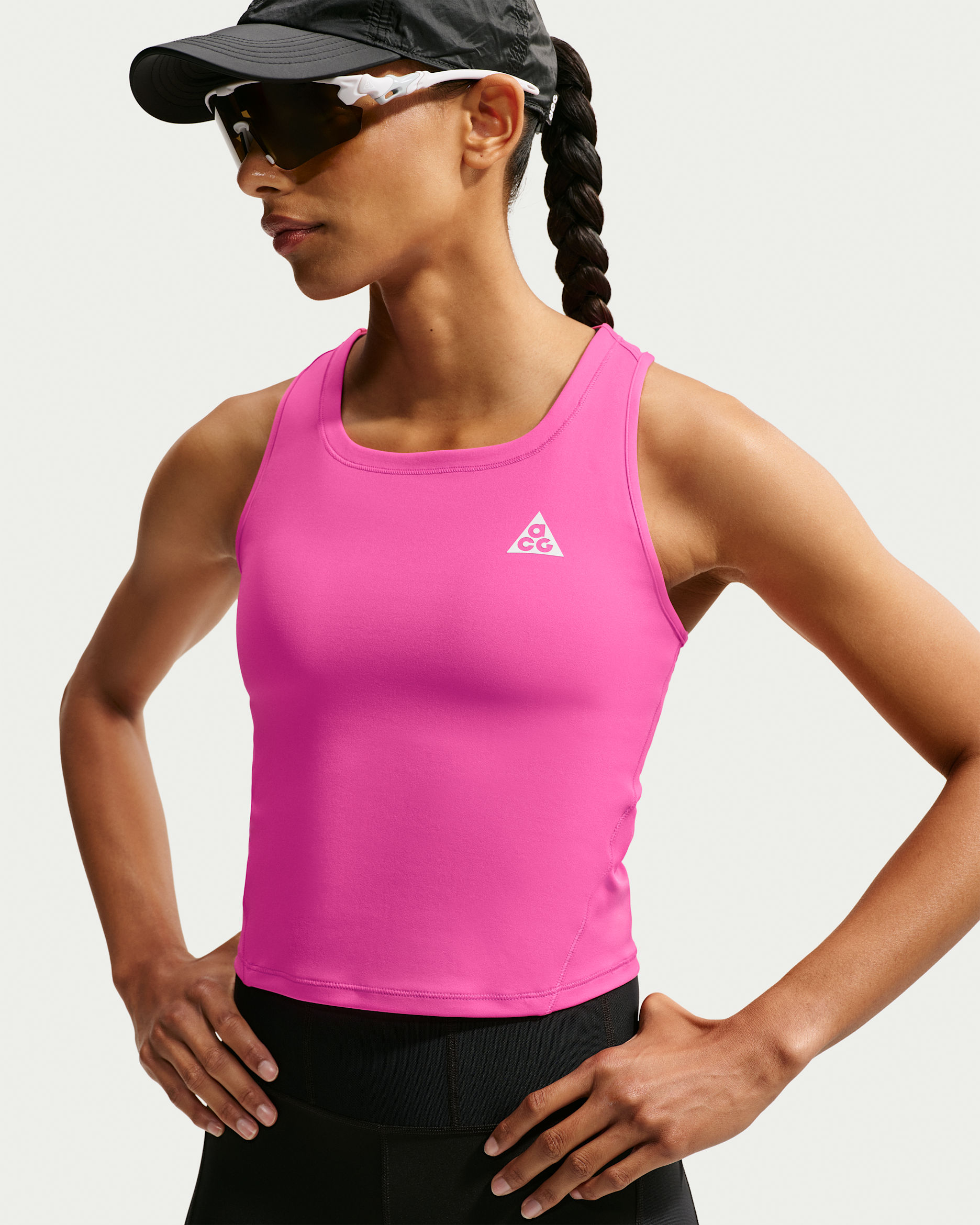 Nike ACG Women's Dri-FIT Trail Running Tank Top - Desert Pink/Summit White