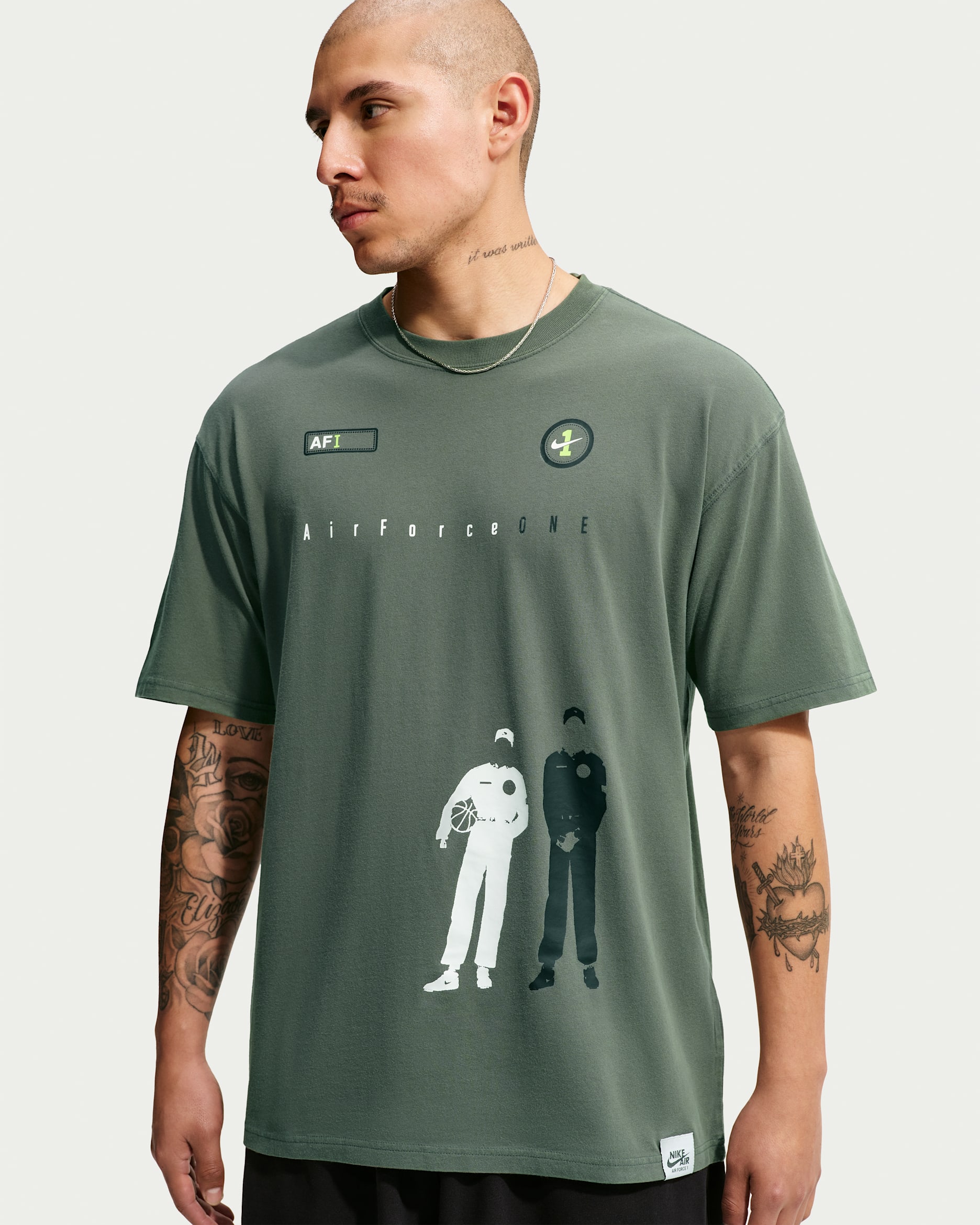 T-shirt Nike Sportswear - Camo Green
