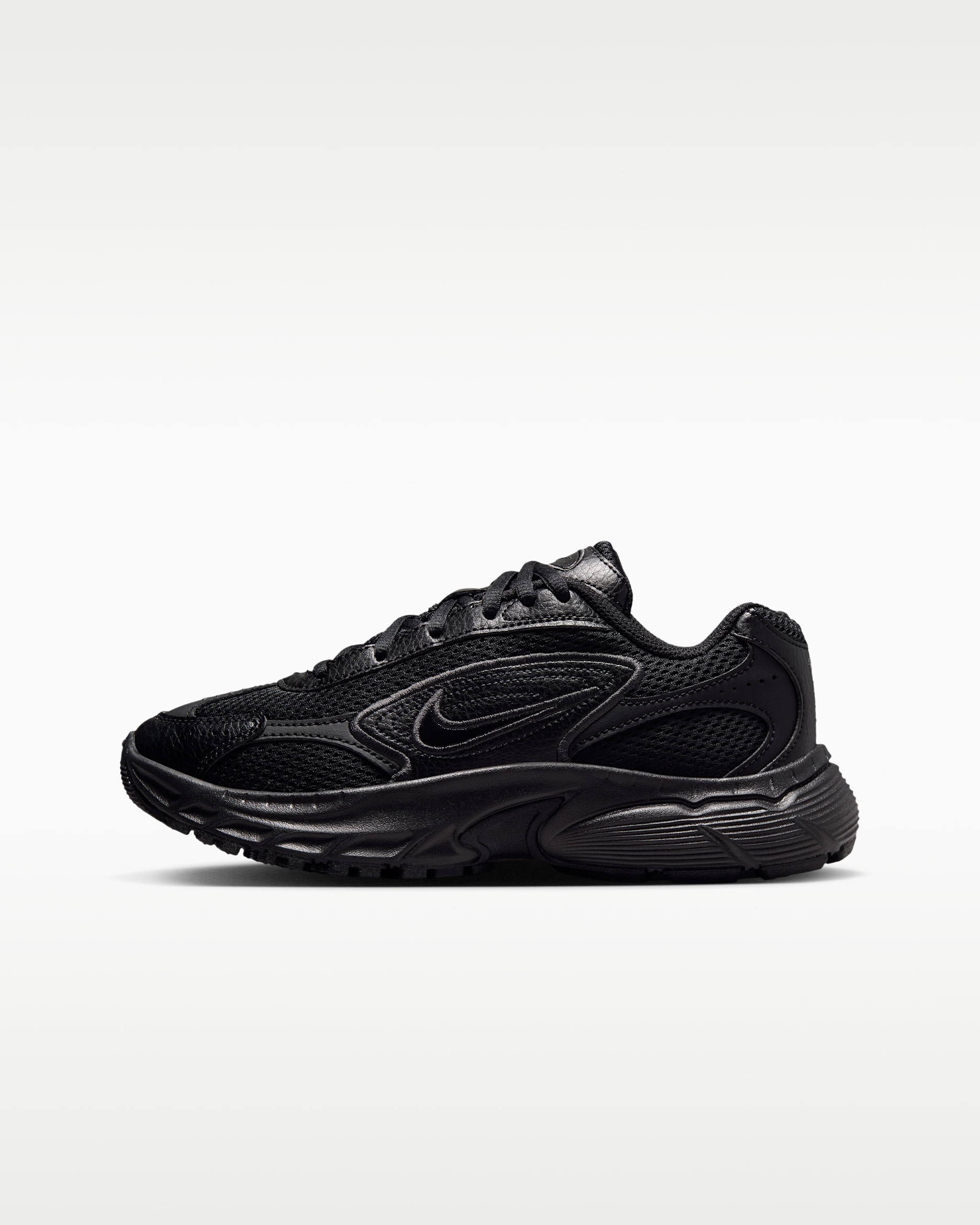 Nike Stratos Shift 2000 Older Kids' Shoes - Black/Dark Smoke Grey/Black