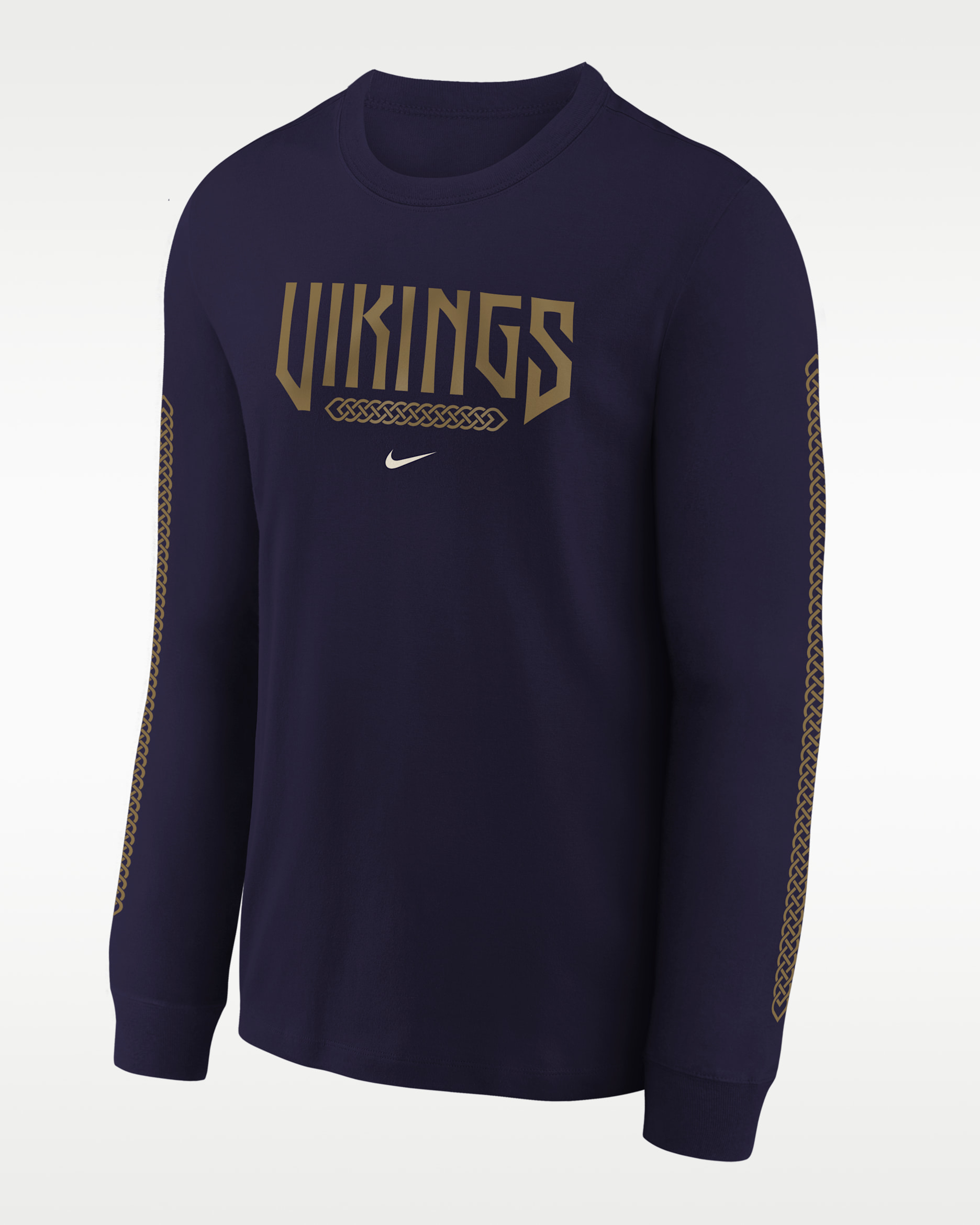 Minnesota Vikings Rivalries Collection Max90 Big Kids' Nike NFL Long-Sleeve T-Shirt - Purple