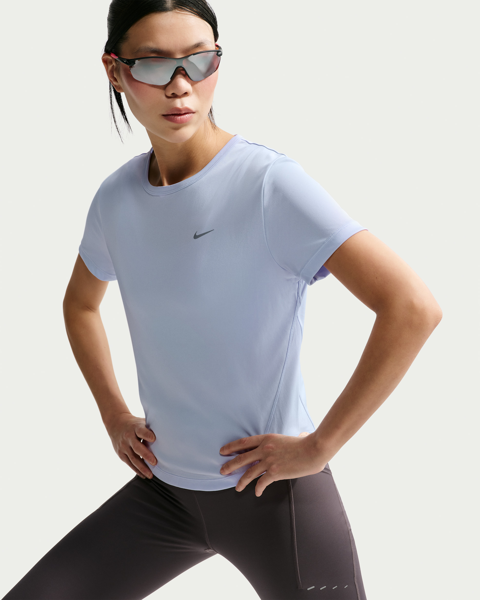 Nike Tempo Women's Dri-FIT Short-Sleeve Running Top - Palest Purple