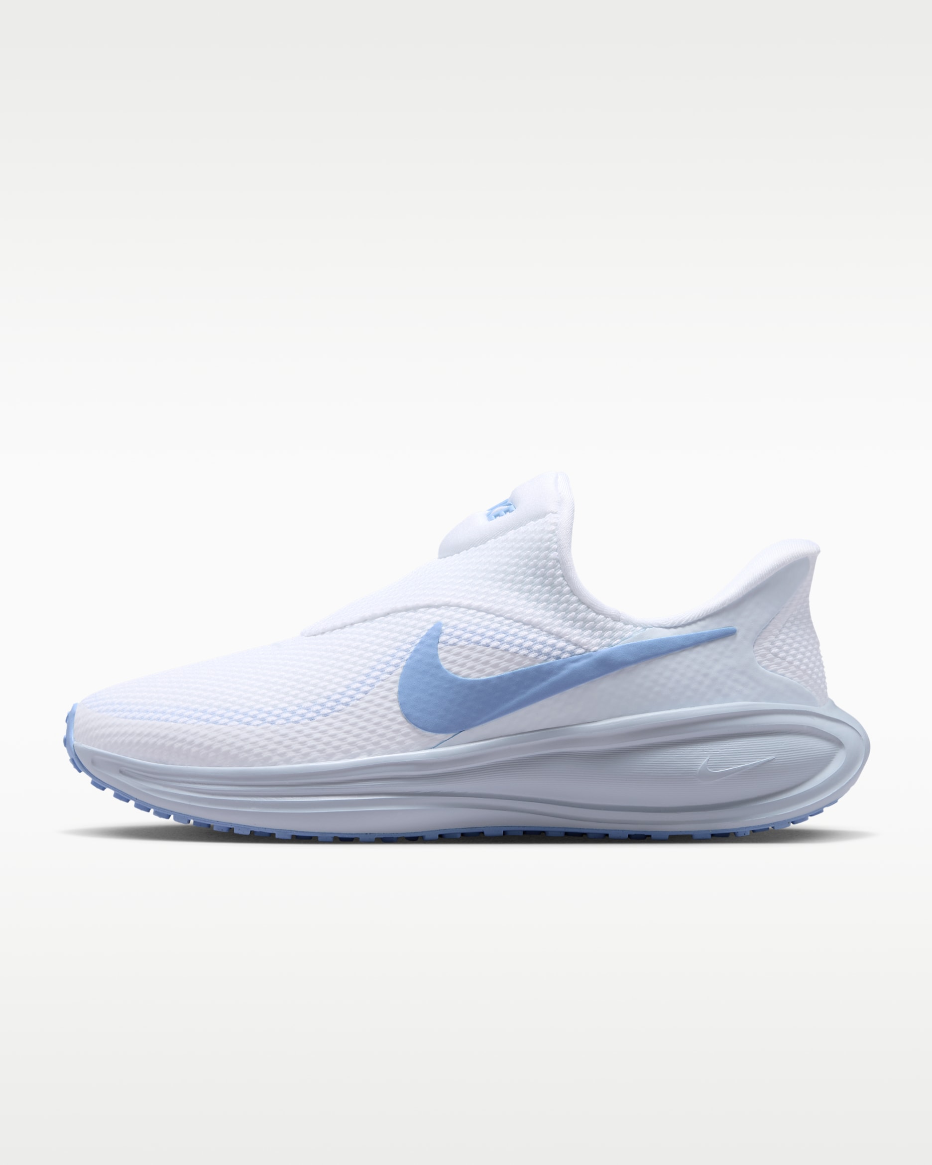 รองเท้าวิ่งโร้ดรันนิ่งผู้หญิง Nike Revolution 8 EasyOn - ขาว/Football Grey/Aluminum