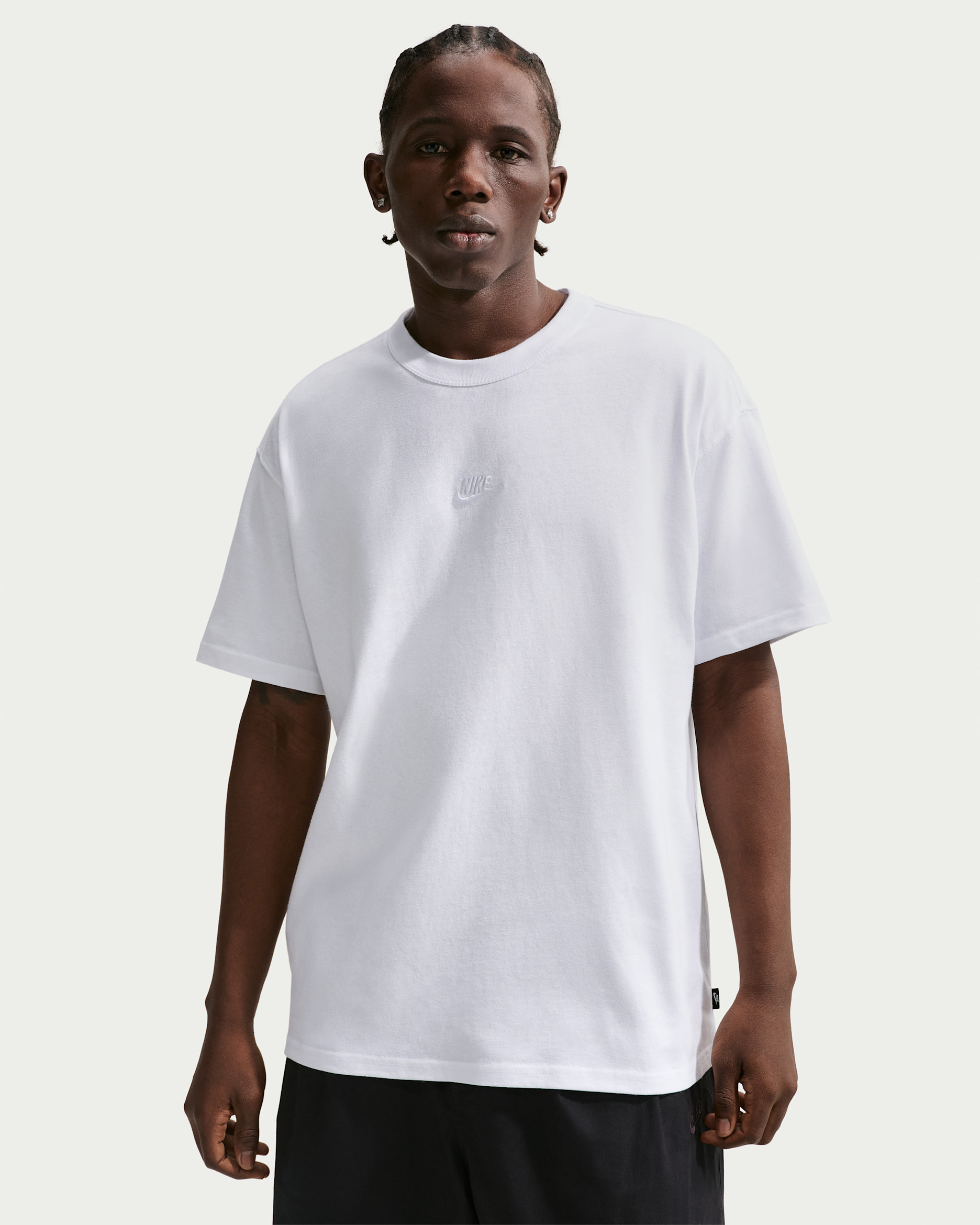 Playera para hombre Nike Sportswear Premium Essentials - Blanco