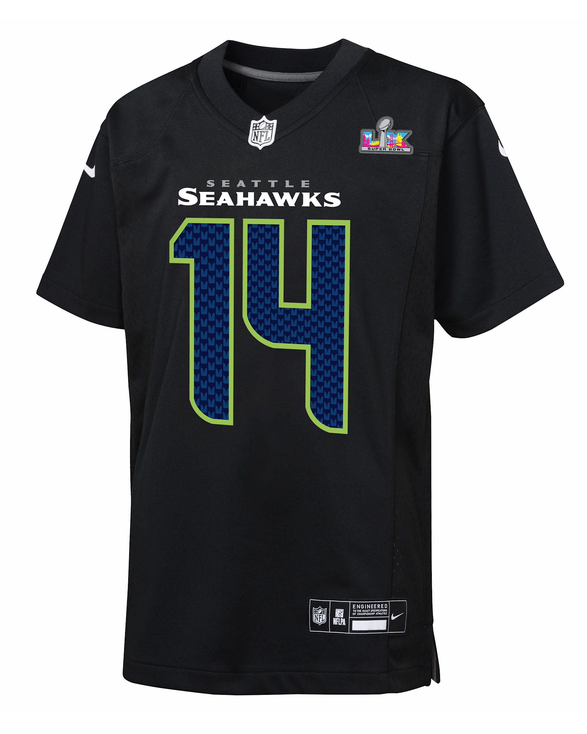 Sam Darnold Seattle Seahawks Super Bowl LX Big Kids' Nike NFL Game Jersey - Black