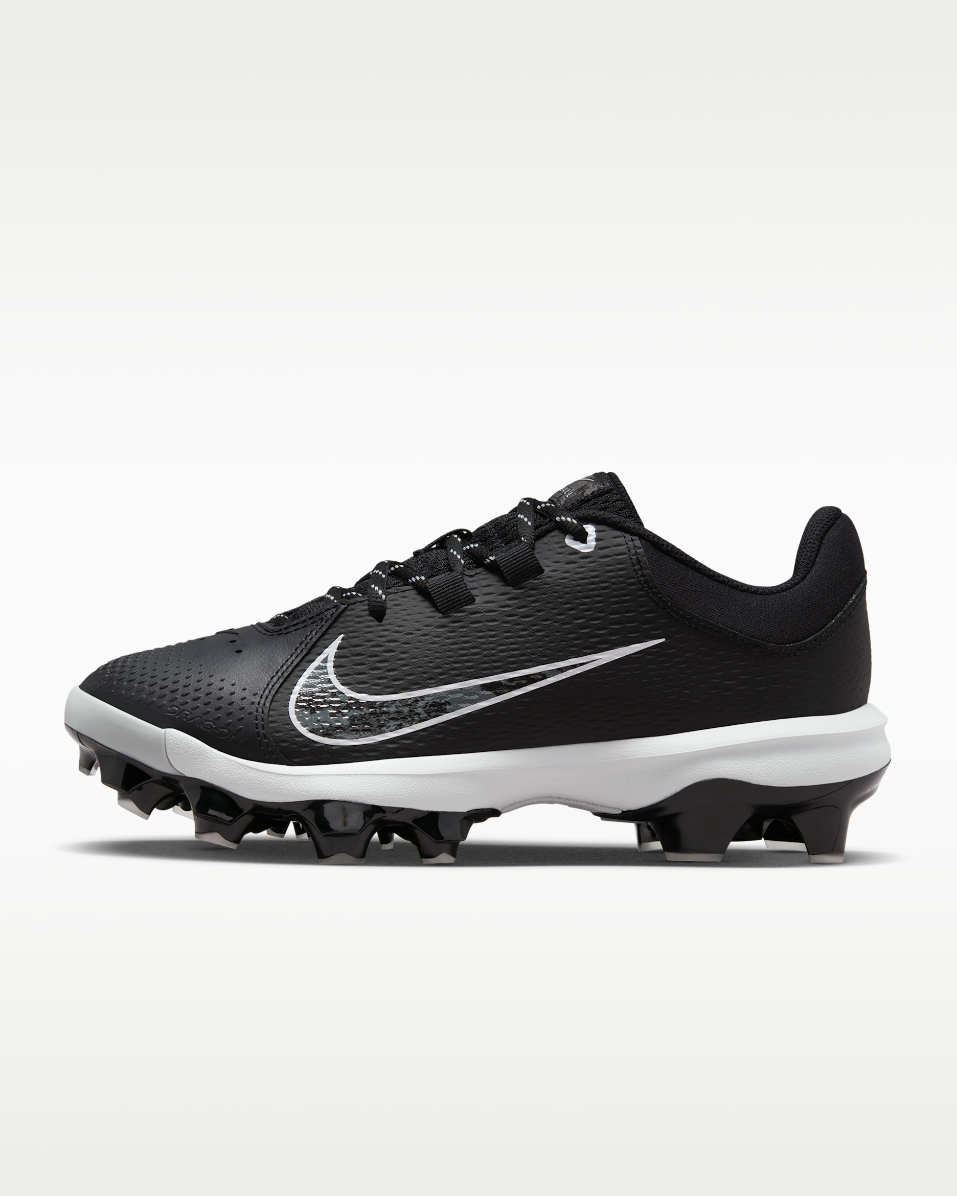 Nike Hyperdiamond 4 Pro MCS Women's Softball Cleats - Black/Pure Platinum/White