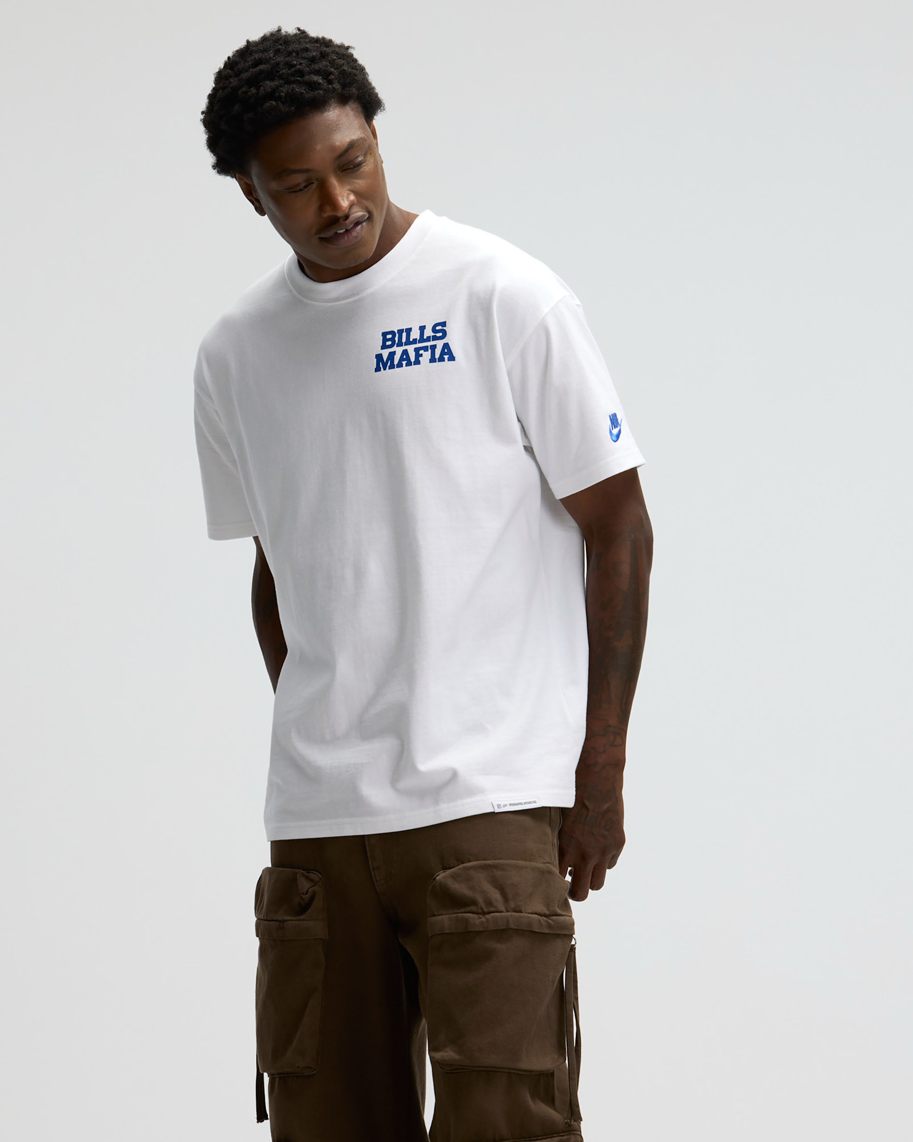 Buffalo Bills Rivalries Collection Essential Max90 Men's Nike NFL T-Shirt - White