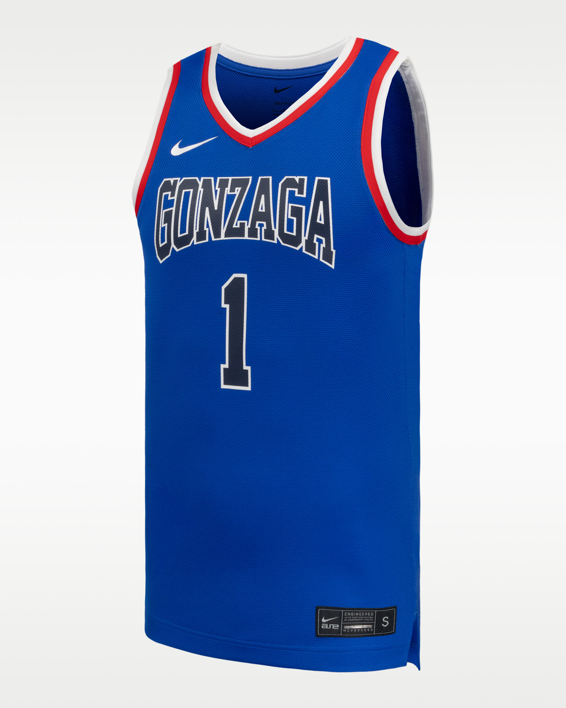Gonzaga Bulldogs Men's Nike College Replica Jersey - Royal
